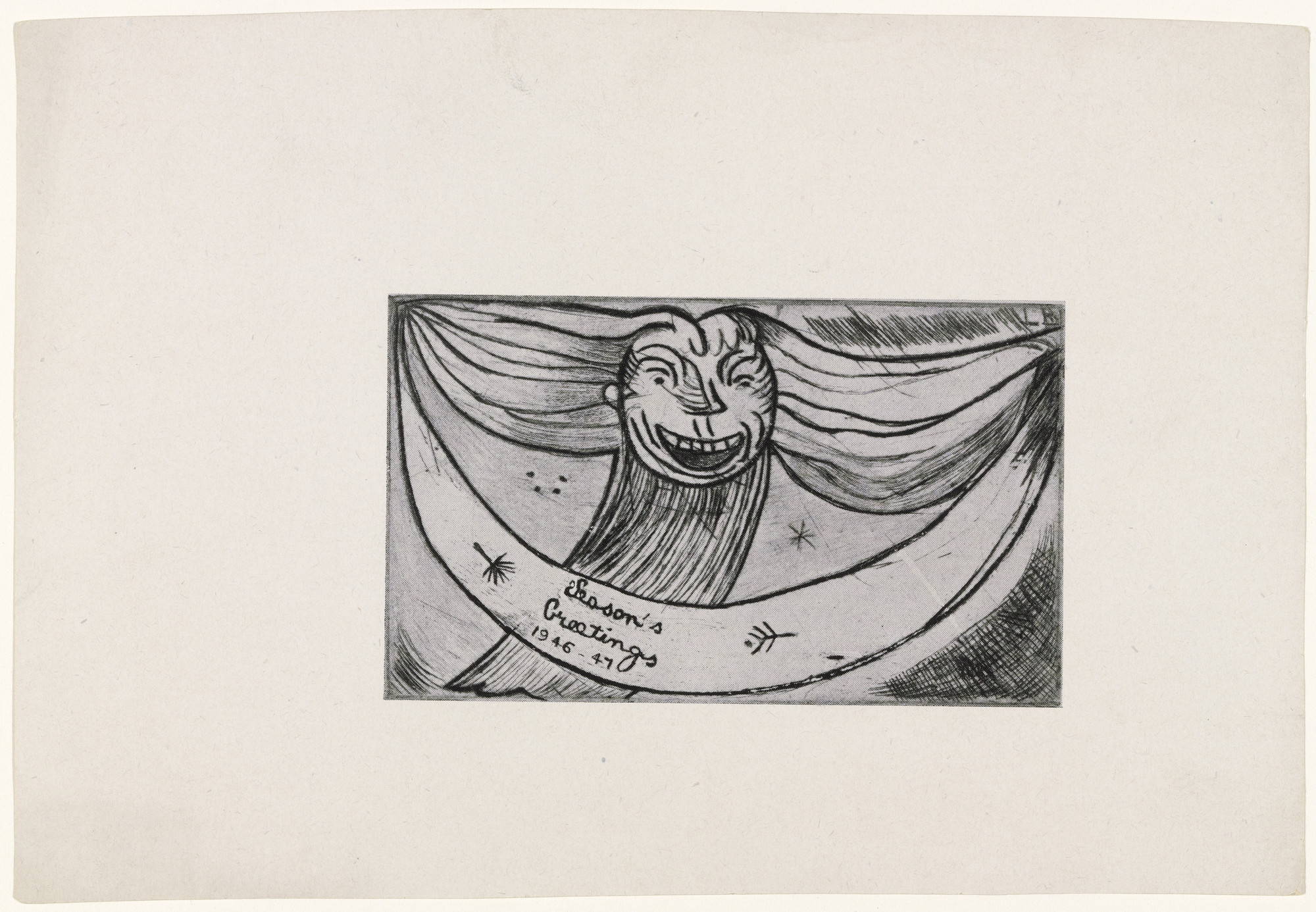 Louise Bourgeois. Greetings: Laughing Monster. 1946