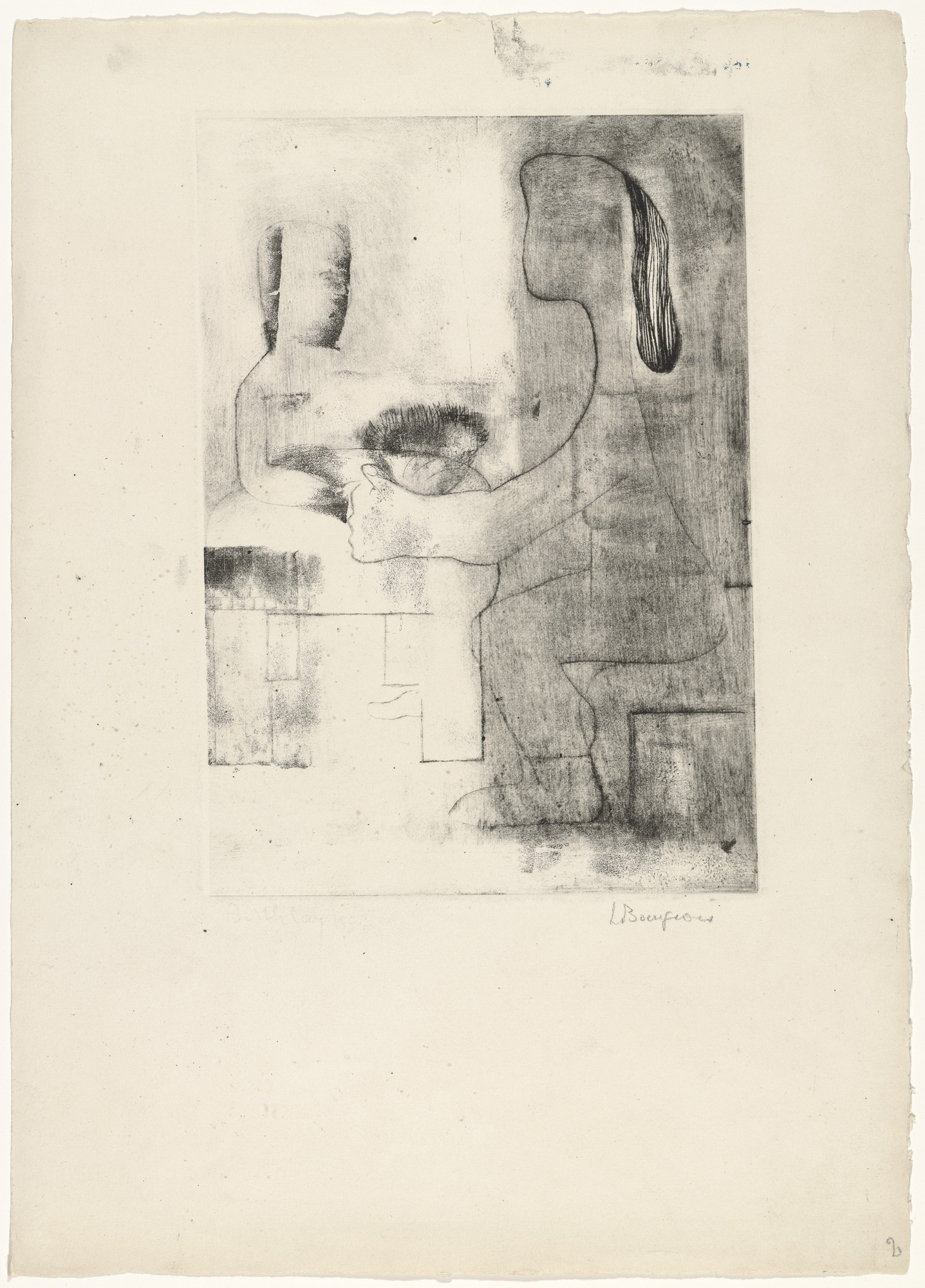 Louise Bourgeois. Pierre, state I of VI