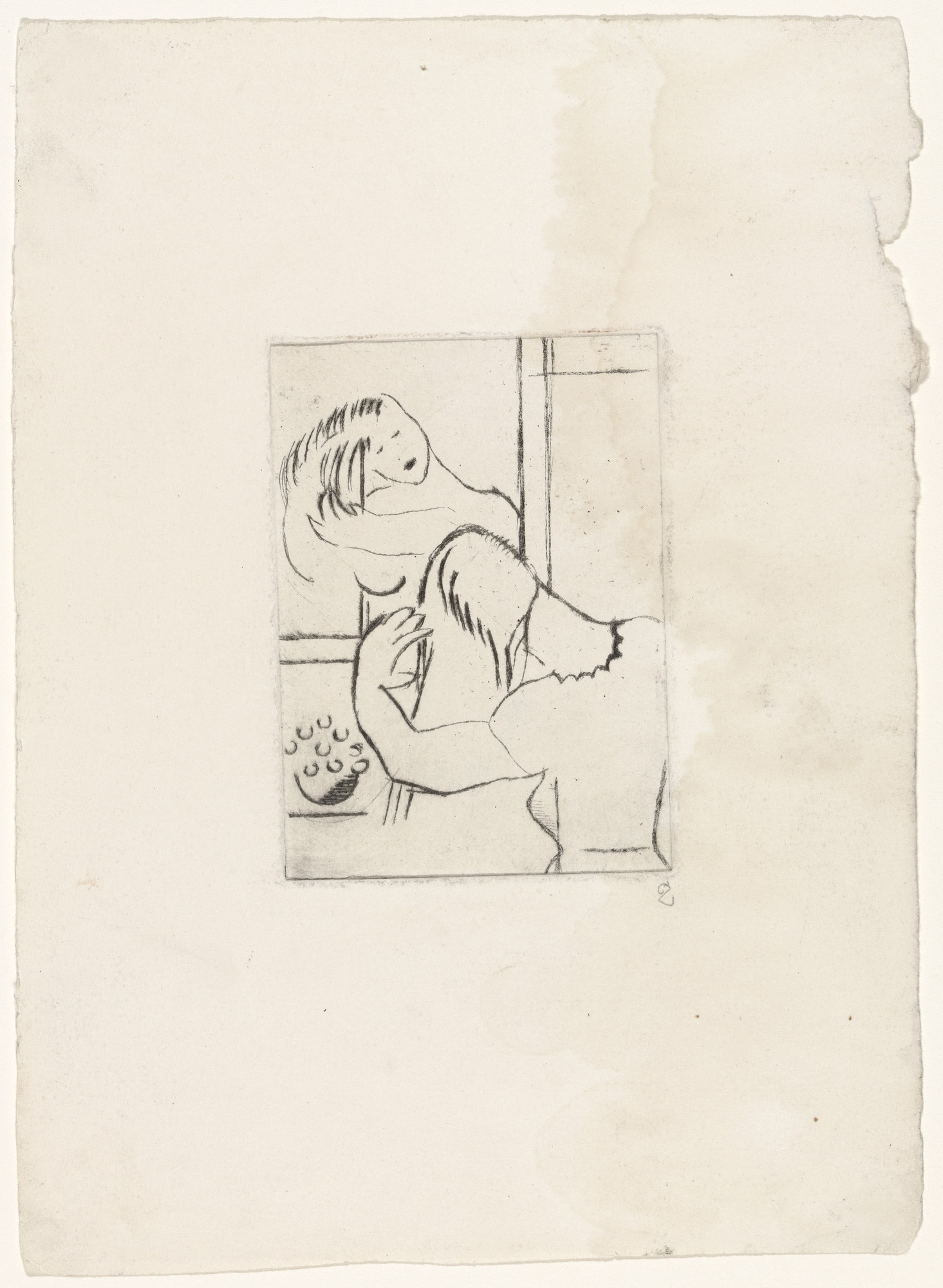 Louise Bourgeois. Morning, state II of VI
