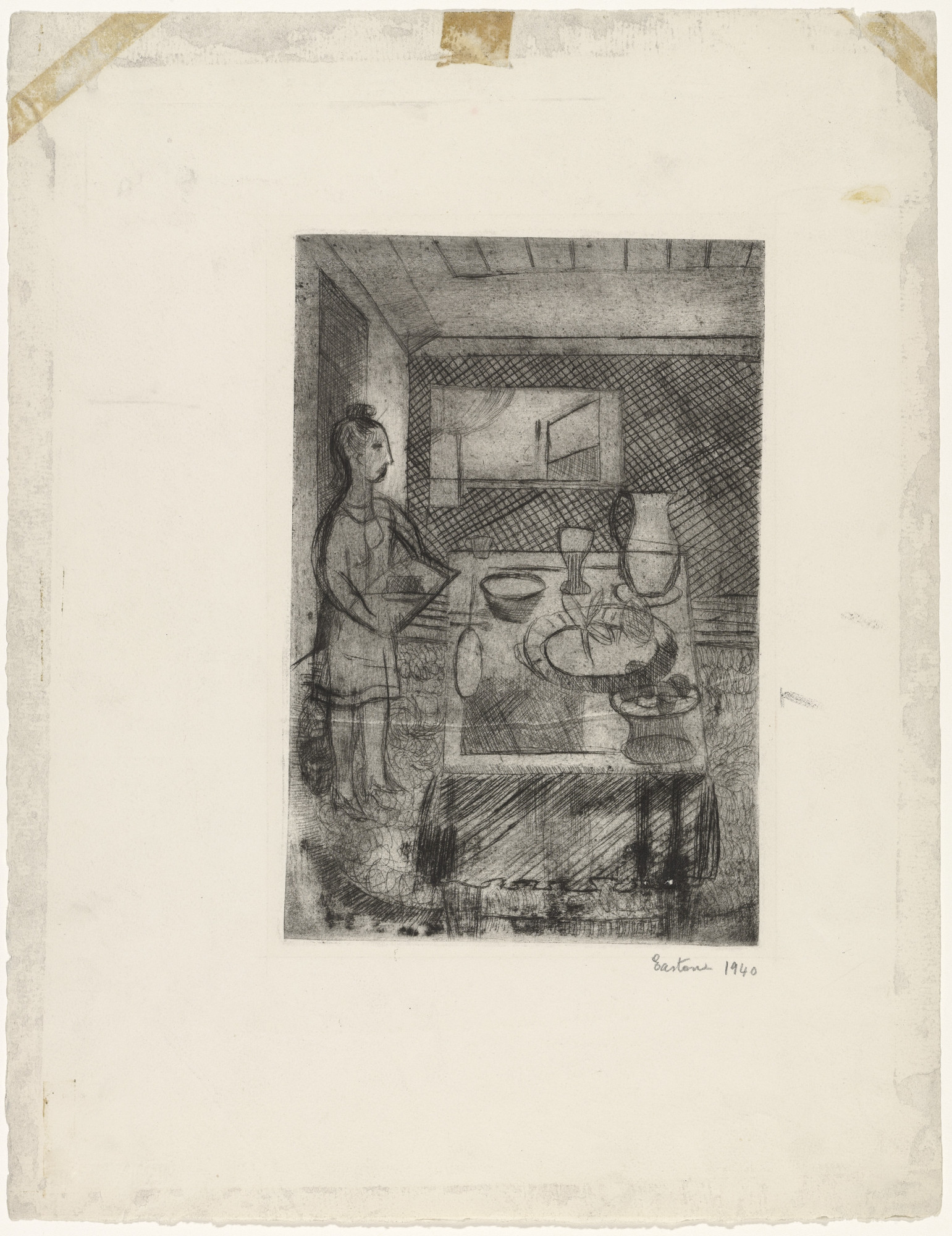 Louise Bourgeois. Easton, state II of III, variant