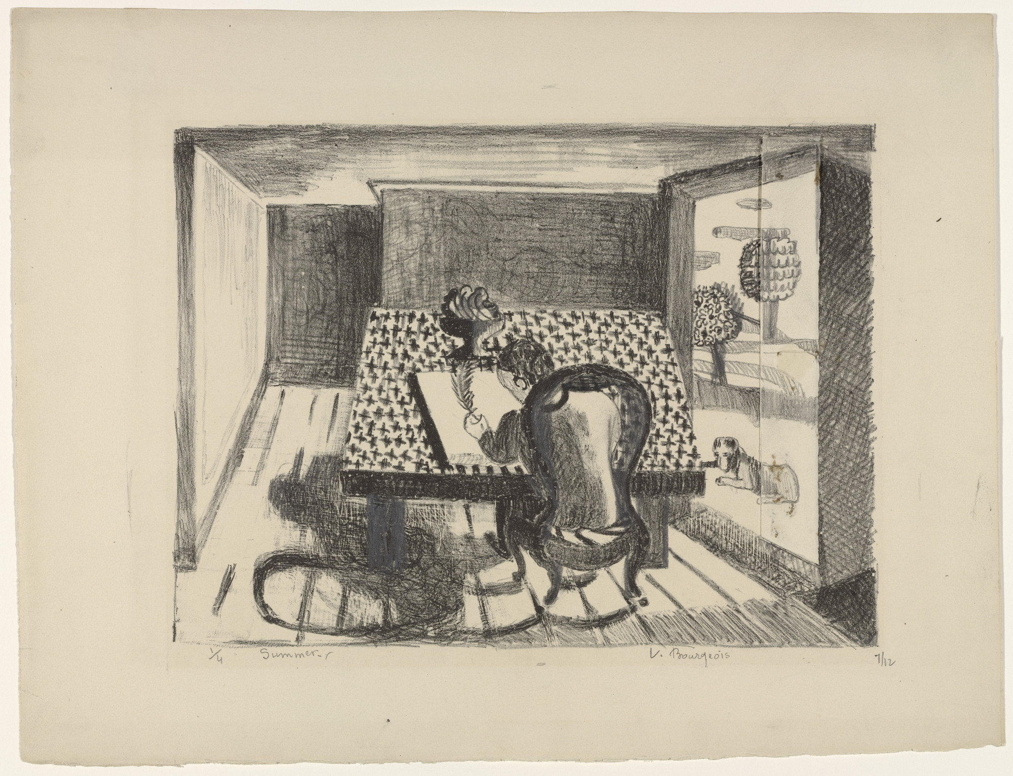 Louise Bourgeois. Summer, version 2 of 2, only state, variant