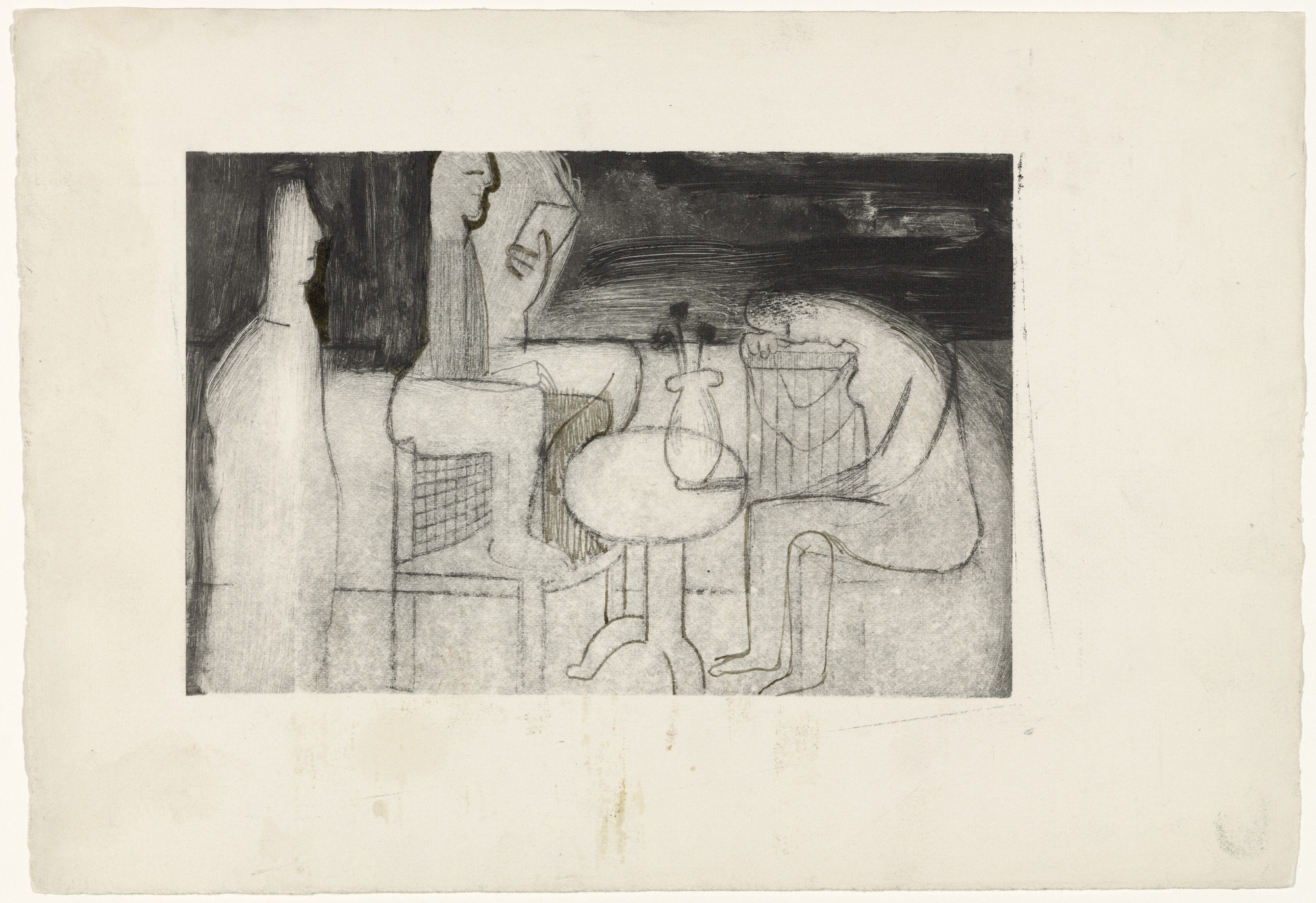 Louise Bourgeois. Youth, state IV of X