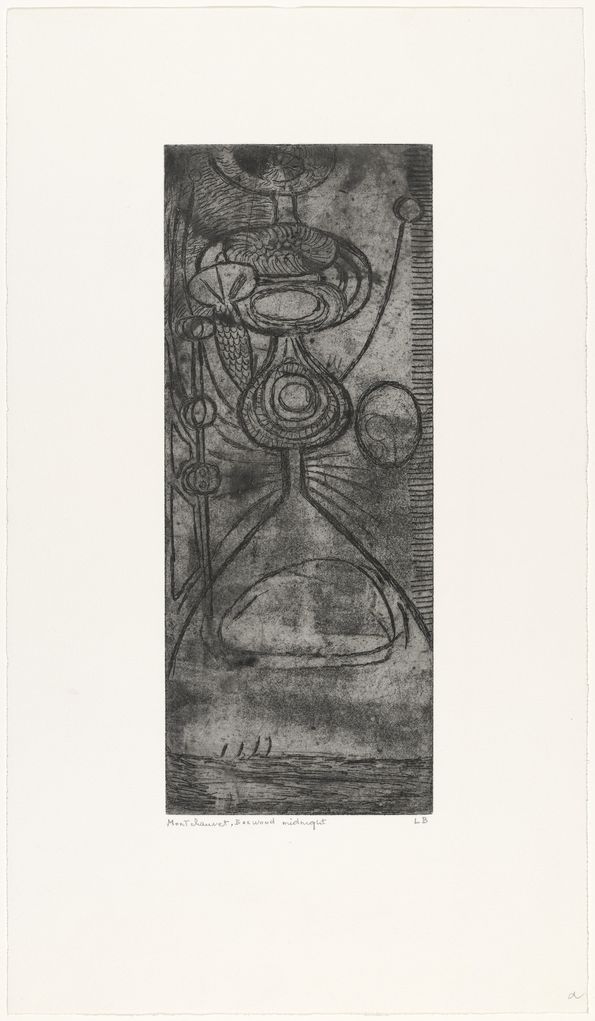 Louise Bourgeois. Boxwood Midnight. c. 1945, reprinted 1990 | MoMA