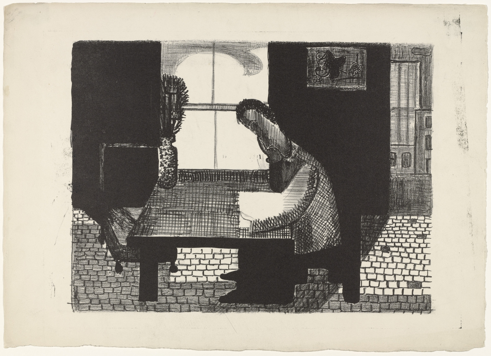 Louise Bourgeois. Man Reading. 1940–44 | MoMA