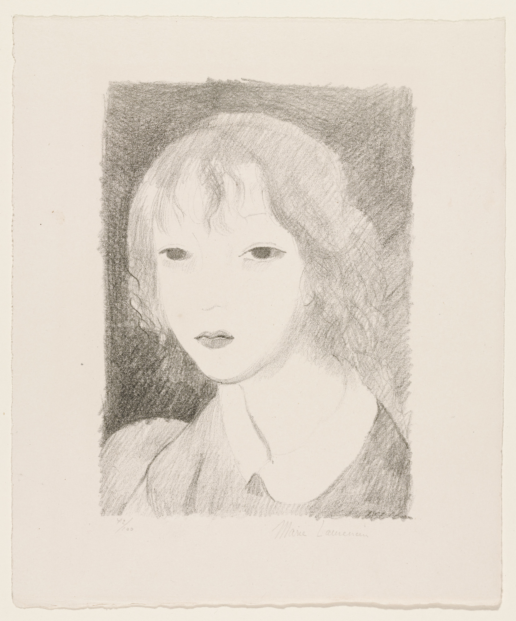 Marie Laurencin. Portrait of a Young Girl ( Portrait de jeune fille )