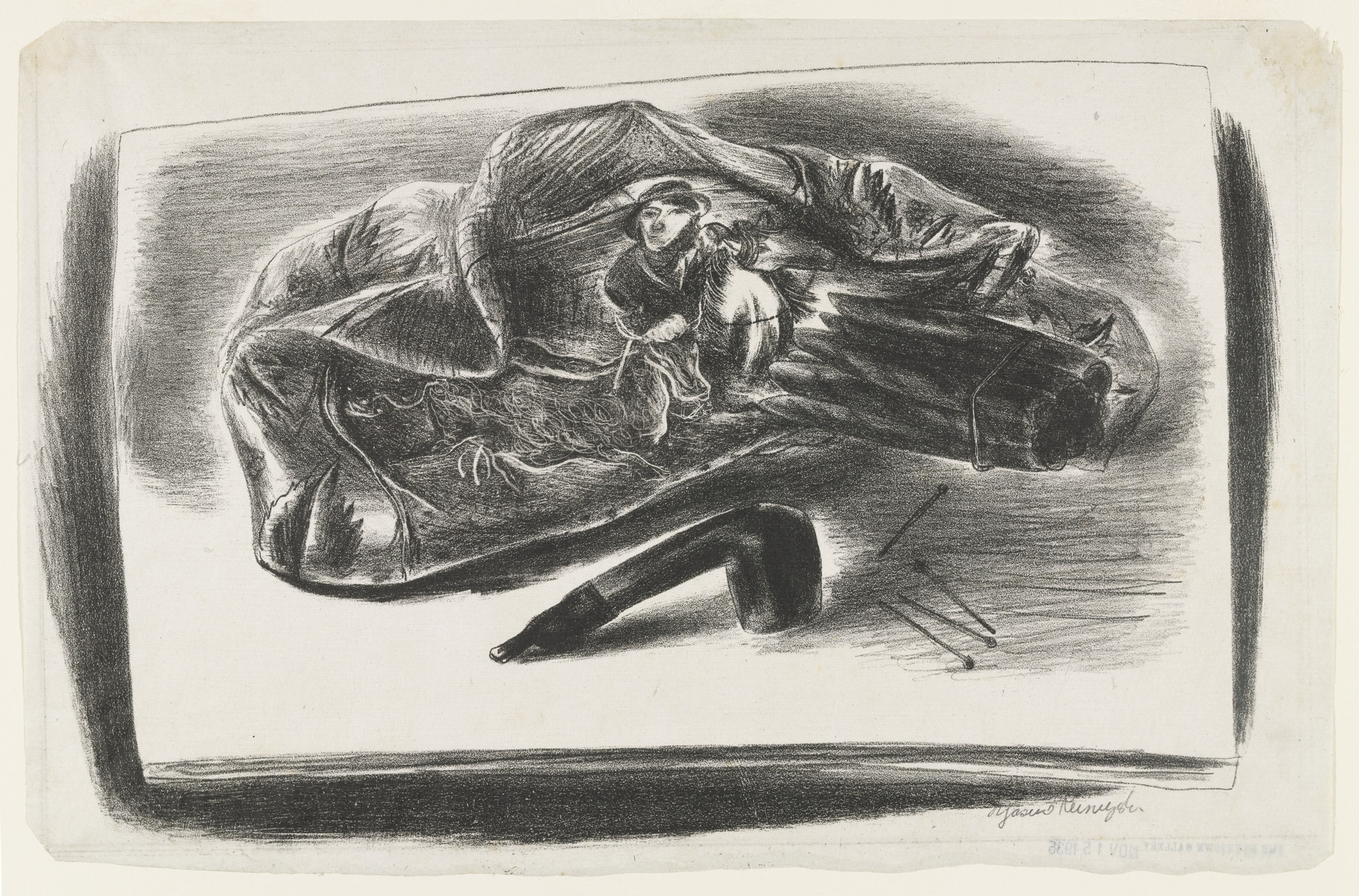 Yasuo Kuniyoshi. Pipe and Cigars