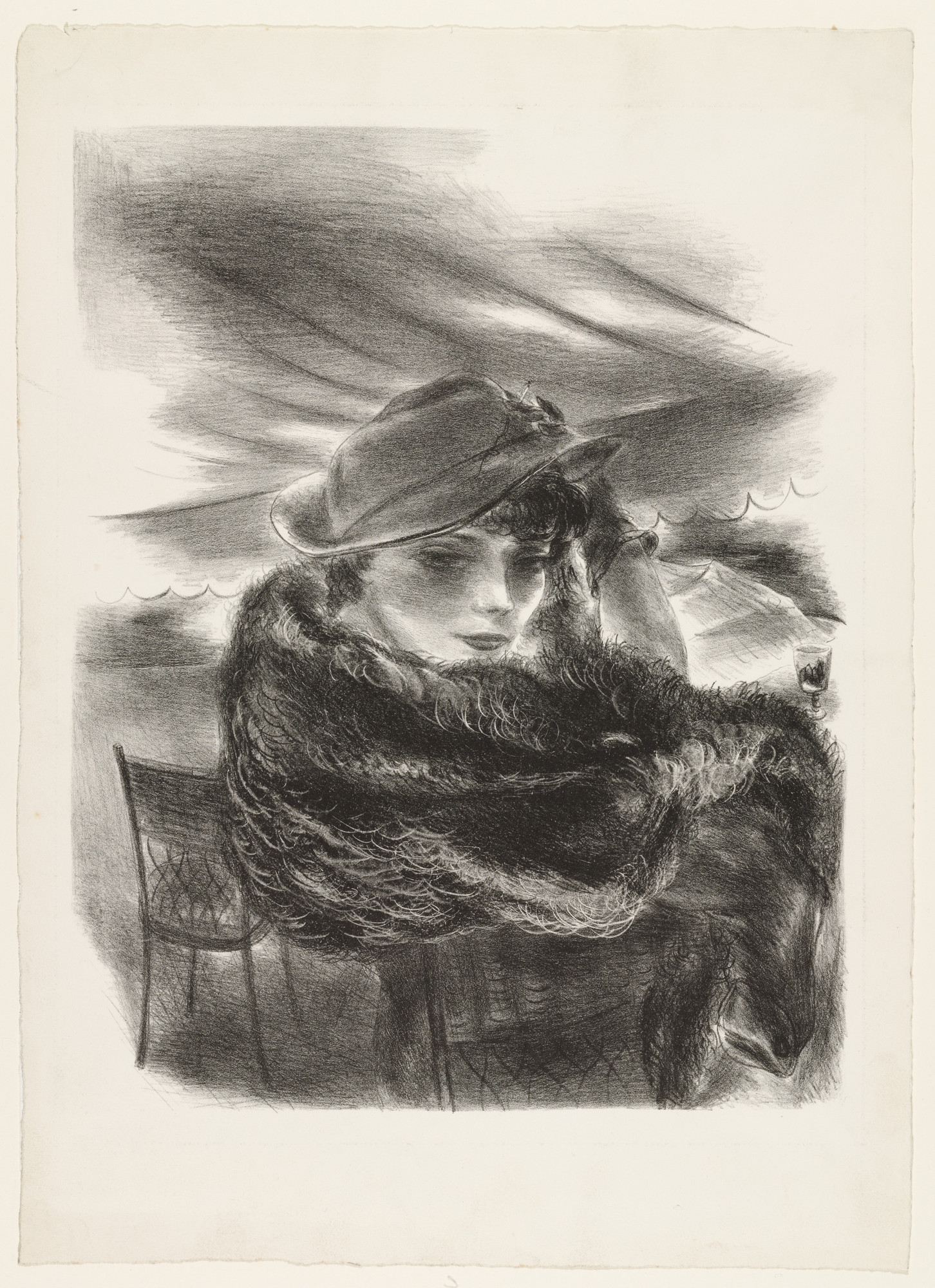 Yasuo Kuniyoshi. Café No. 2