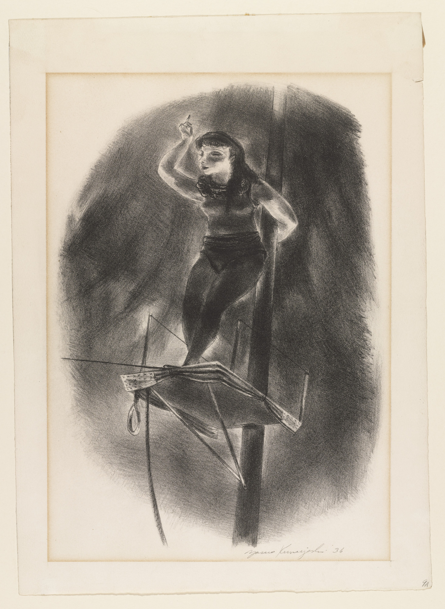 Yasuo Kuniyoshi. Tightrope Performer