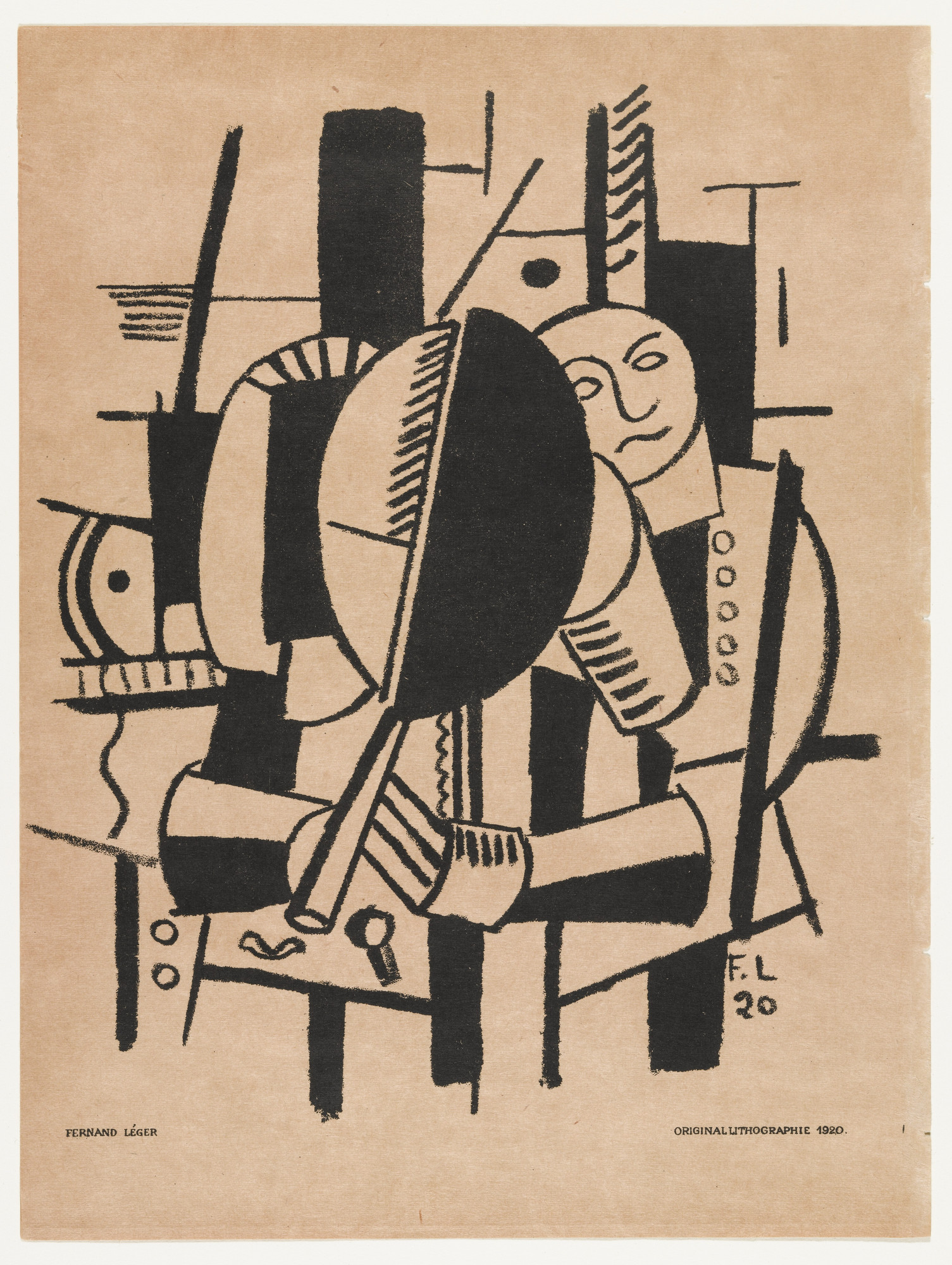 Fernand Léger. Woman at the Mirror from Das Kunstblatt , IV annual