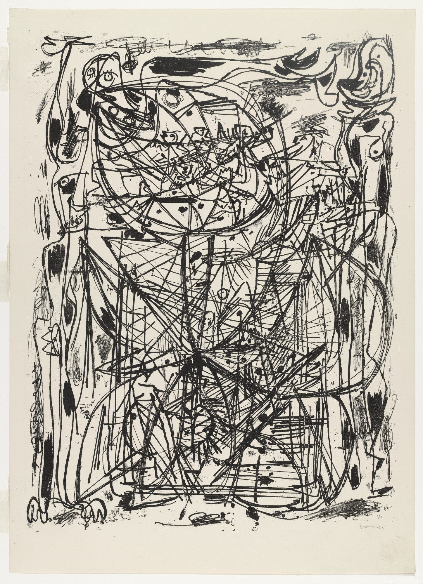 Asger Jorn. Untitled from 8 Lithographs (8 Litografier)