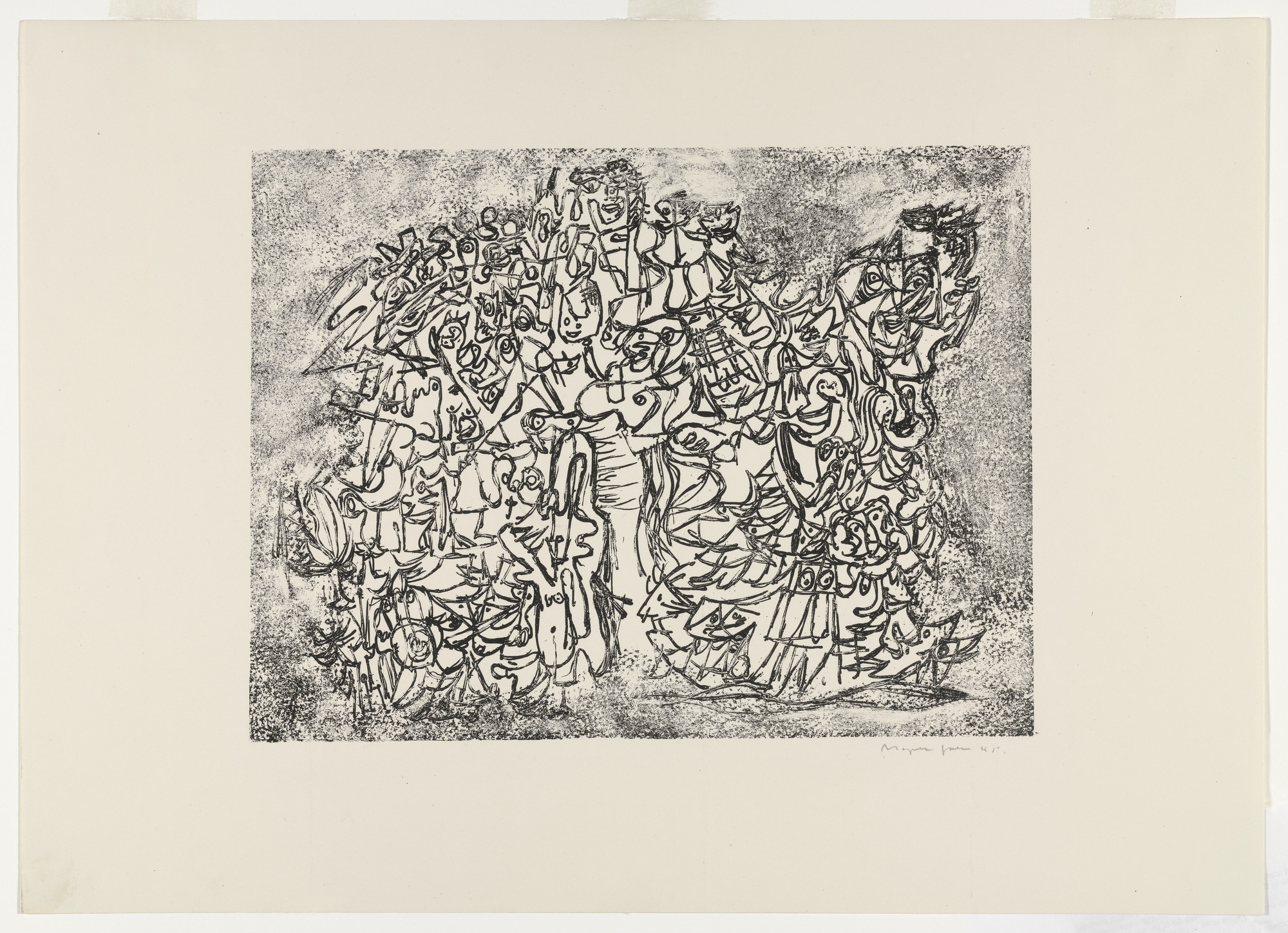 Asger Jorn. Untitled from 8 Lithographs ( 8 Litografier )