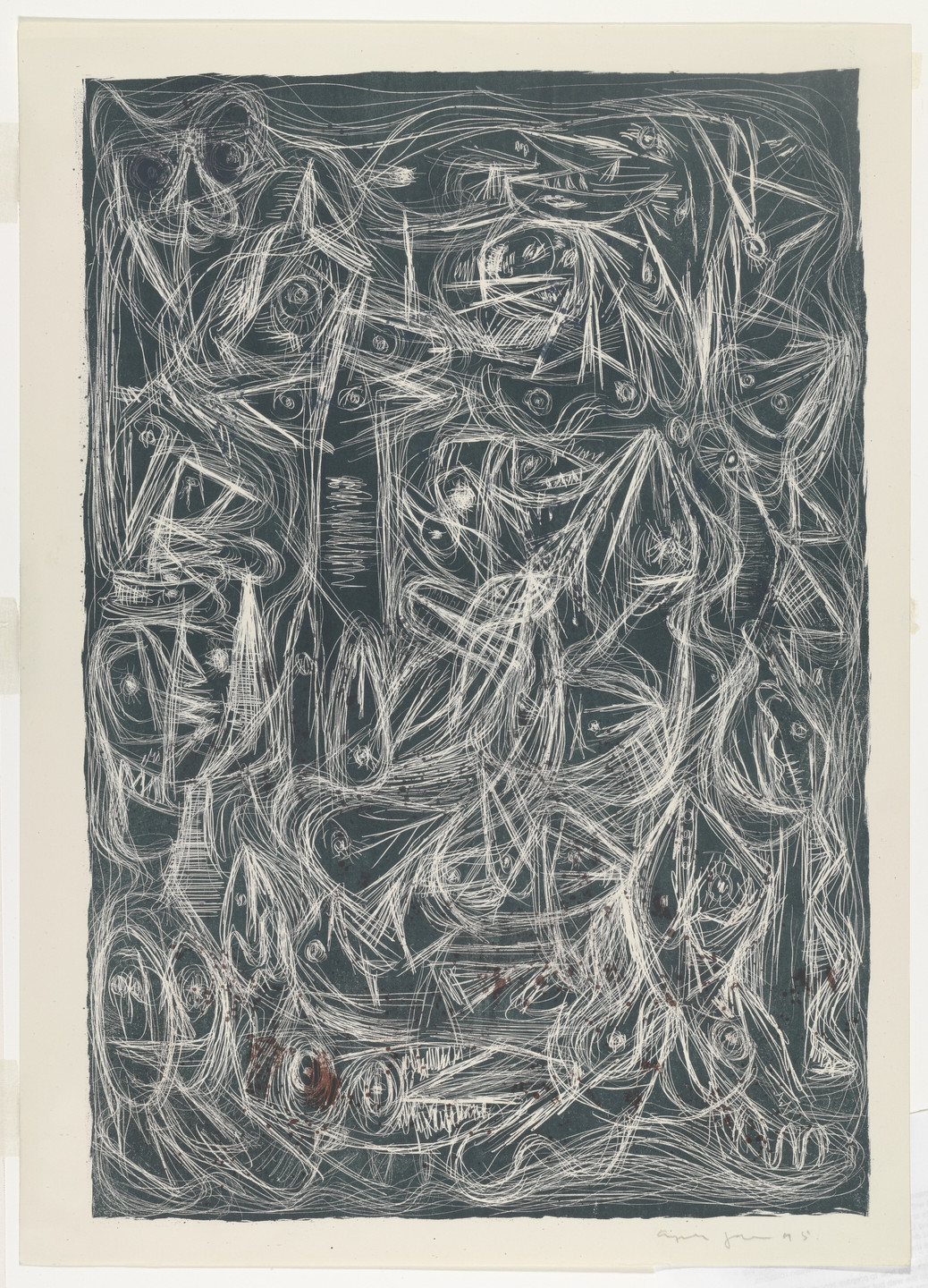Asger Jorn. Untitled from 8 Lithografier (8 Lithographs). 1945