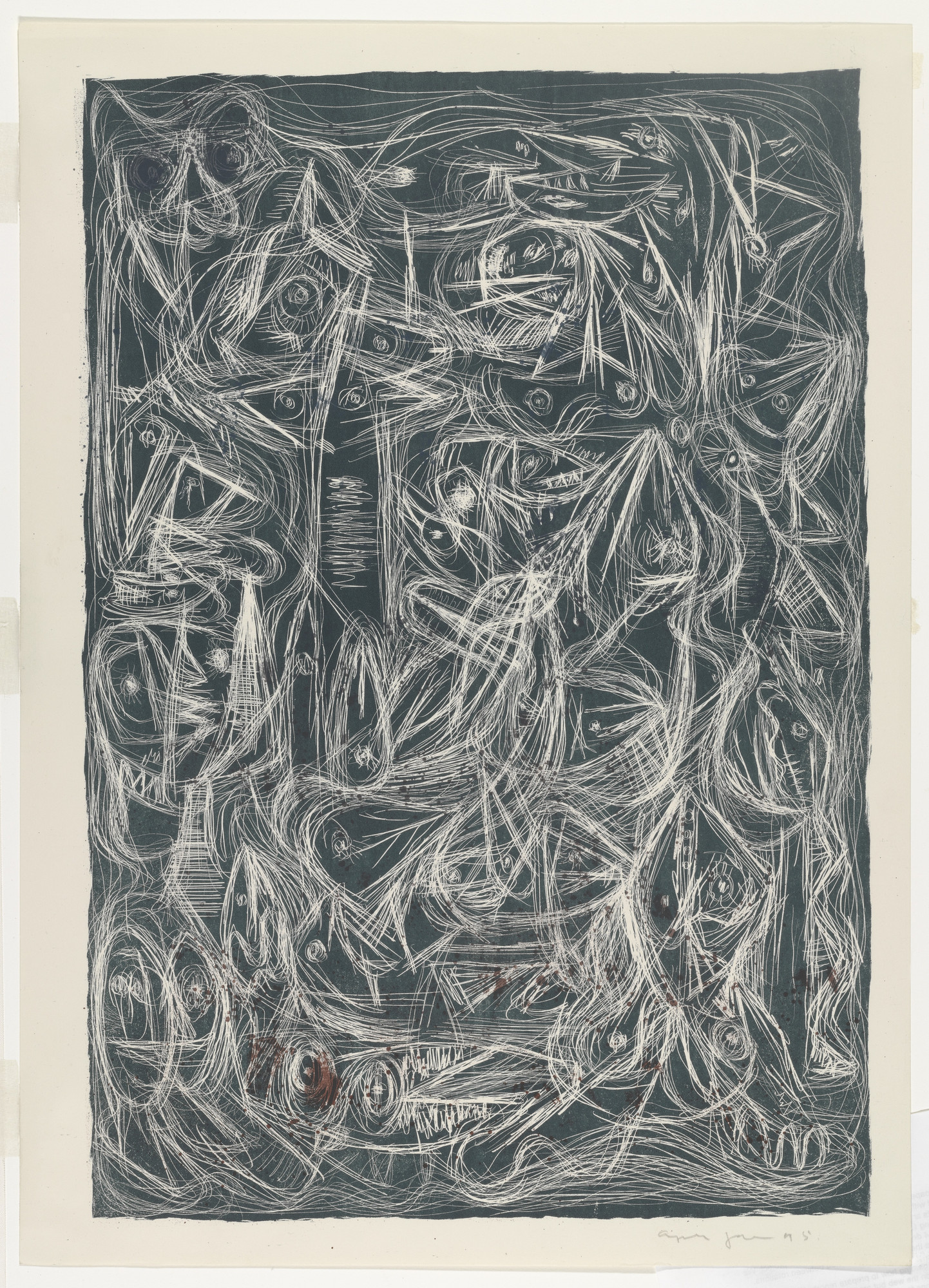 Asger Jorn. Untitled from 8 Lithographs ( 8 Litografier )