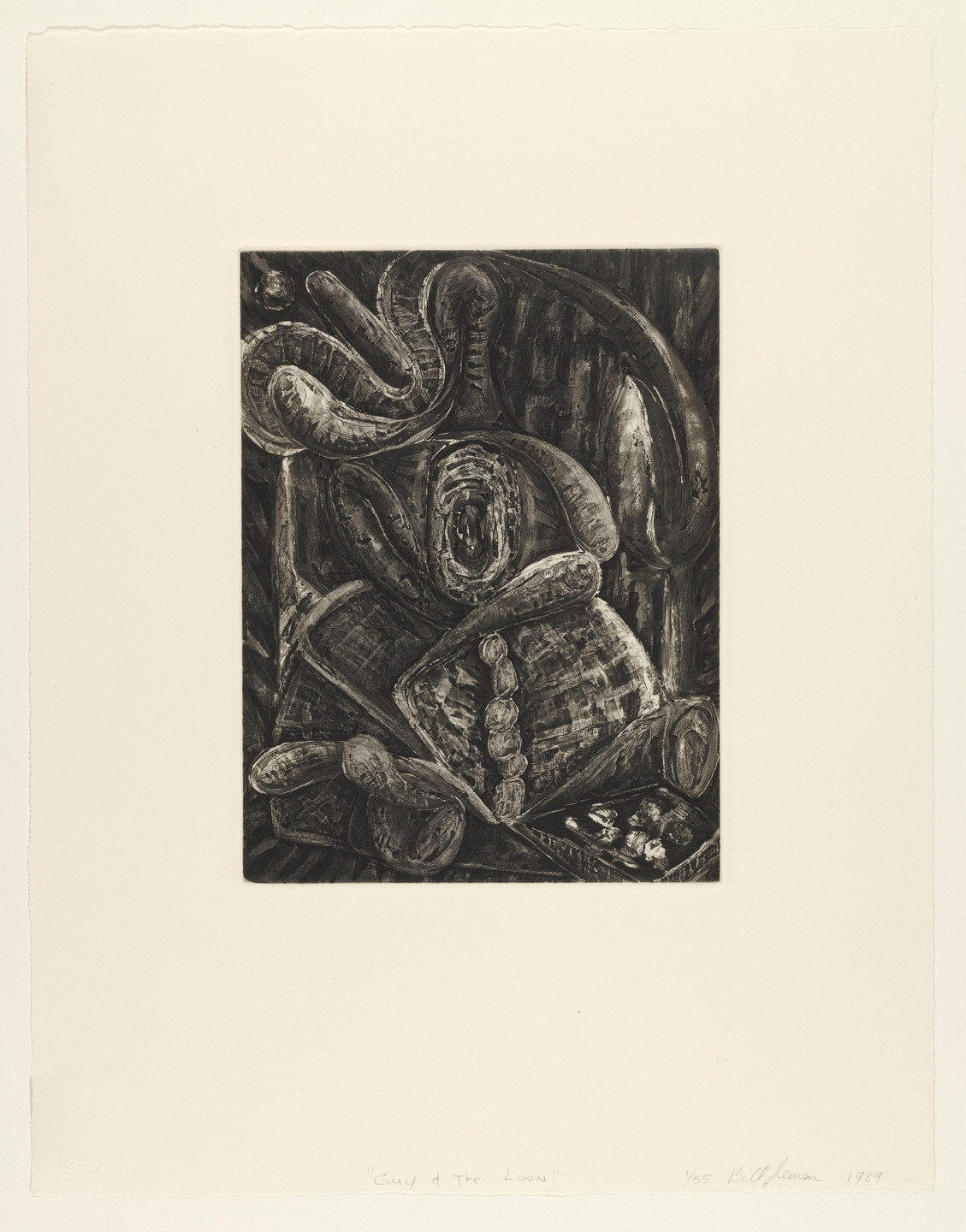 Bill Jensen. Guy and the Loon. 1989