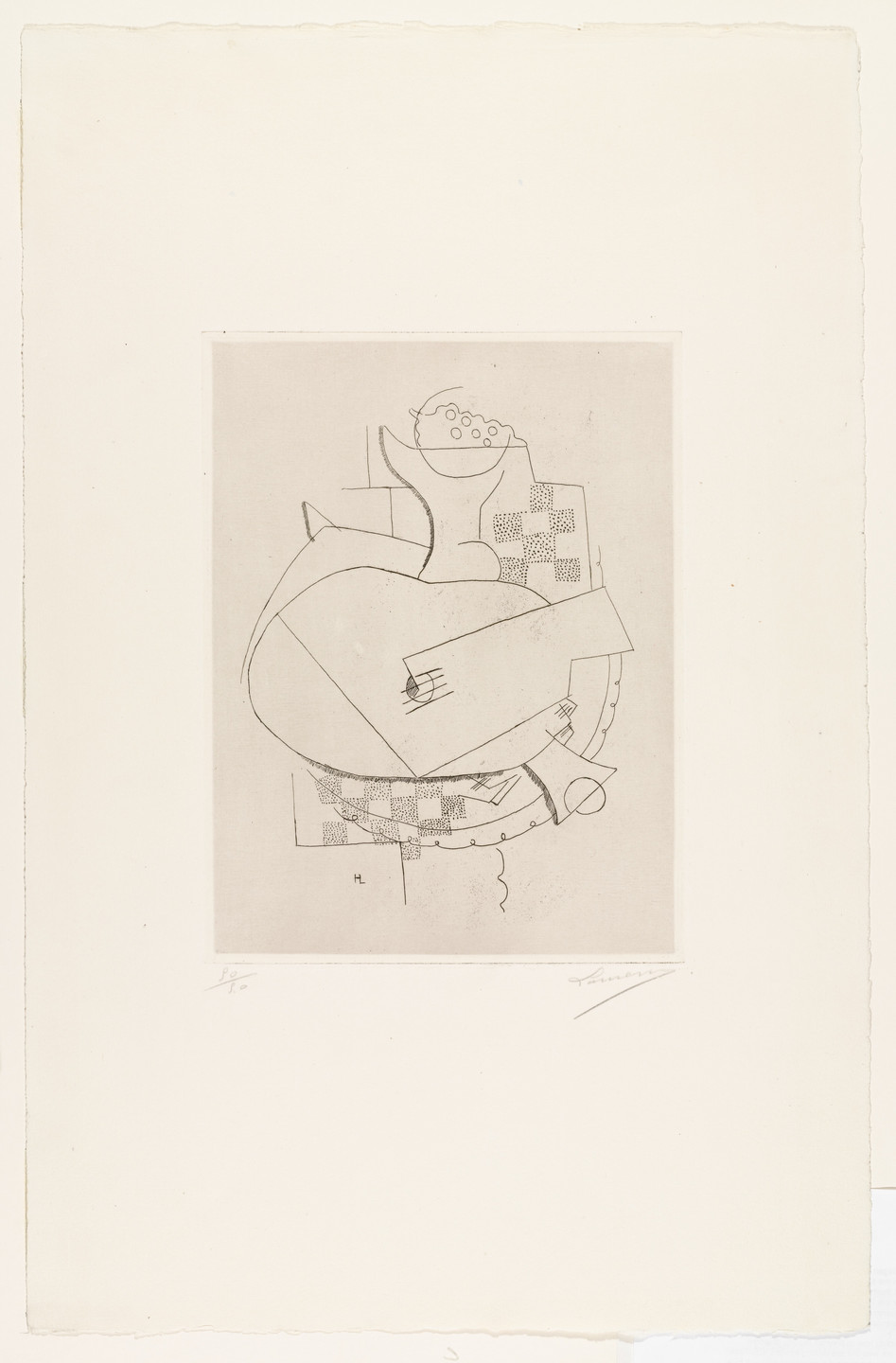 Henri Laurens. Compote Dish and Guitar. 1927