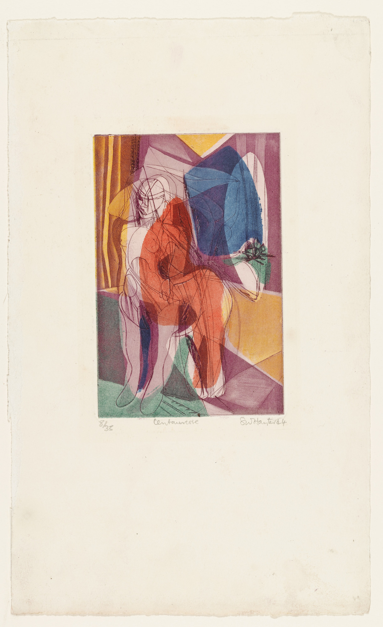 Stanley William Hayter. Centauresse. 1943–44 | MoMA