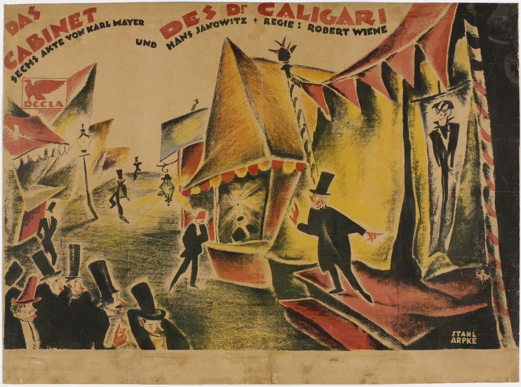 Poster for The Cabinet of Dr. Caligari (Das Cabinet des Dr. Caligari)