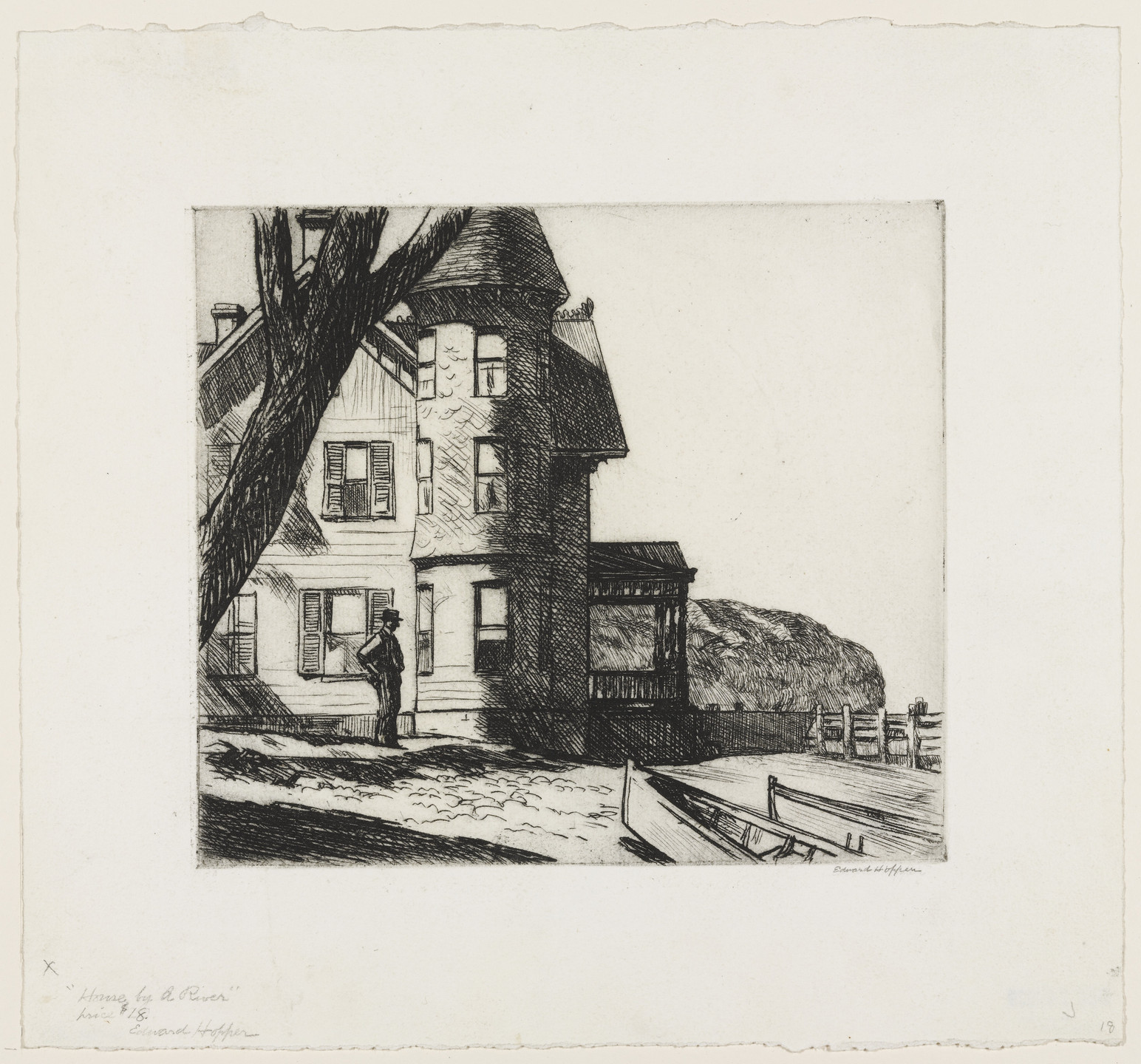 Edward Hopper. House by a River. 1919