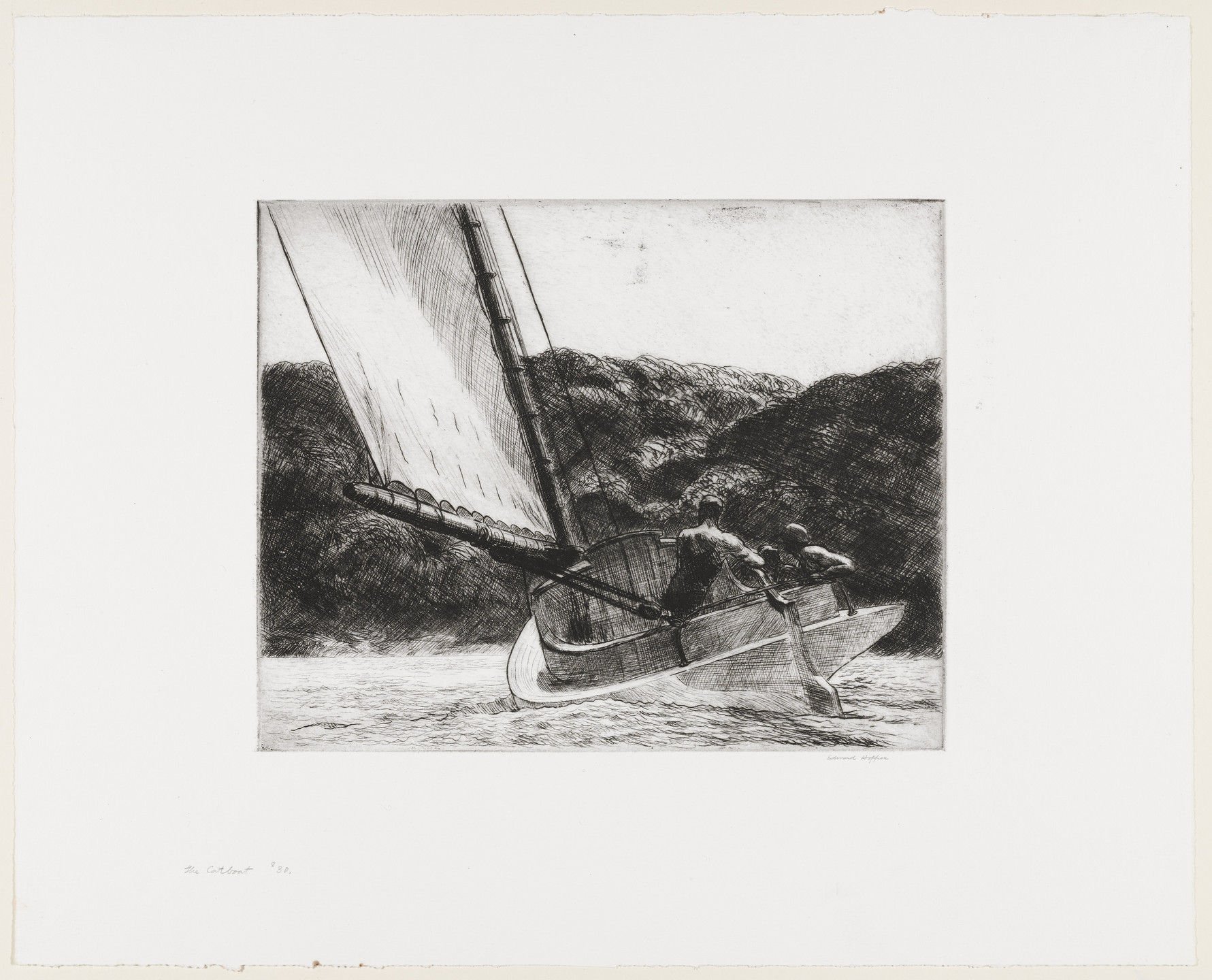 Edward Hopper. The Catboat. 1922