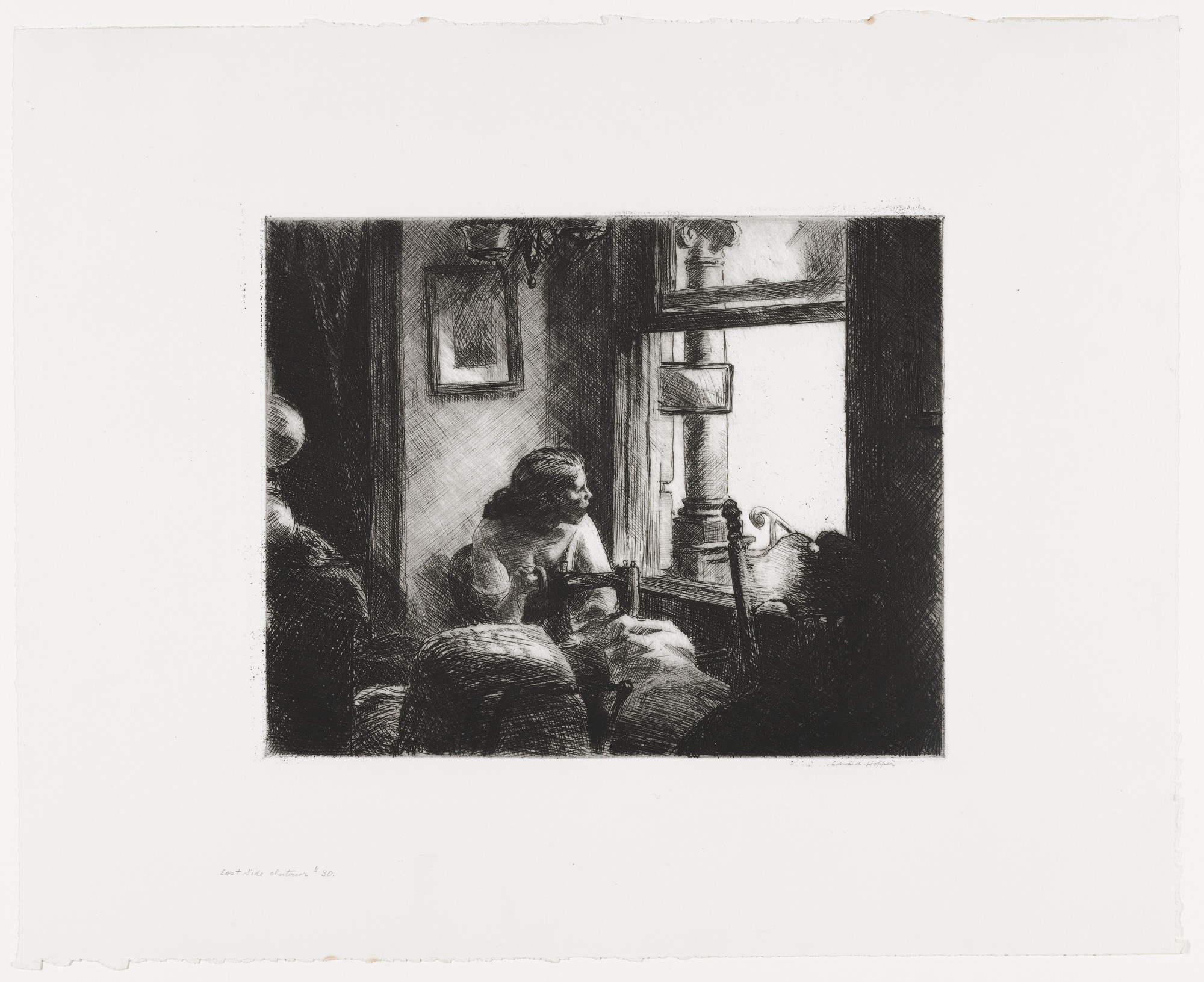 Edward Hopper. East Side Interior. 1922 | MoMA