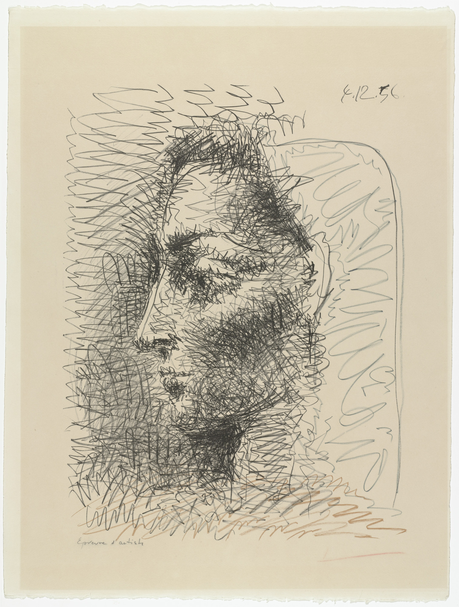 Pablo Picasso. Jacqueline's Portrait (Portrait de Jacqueline