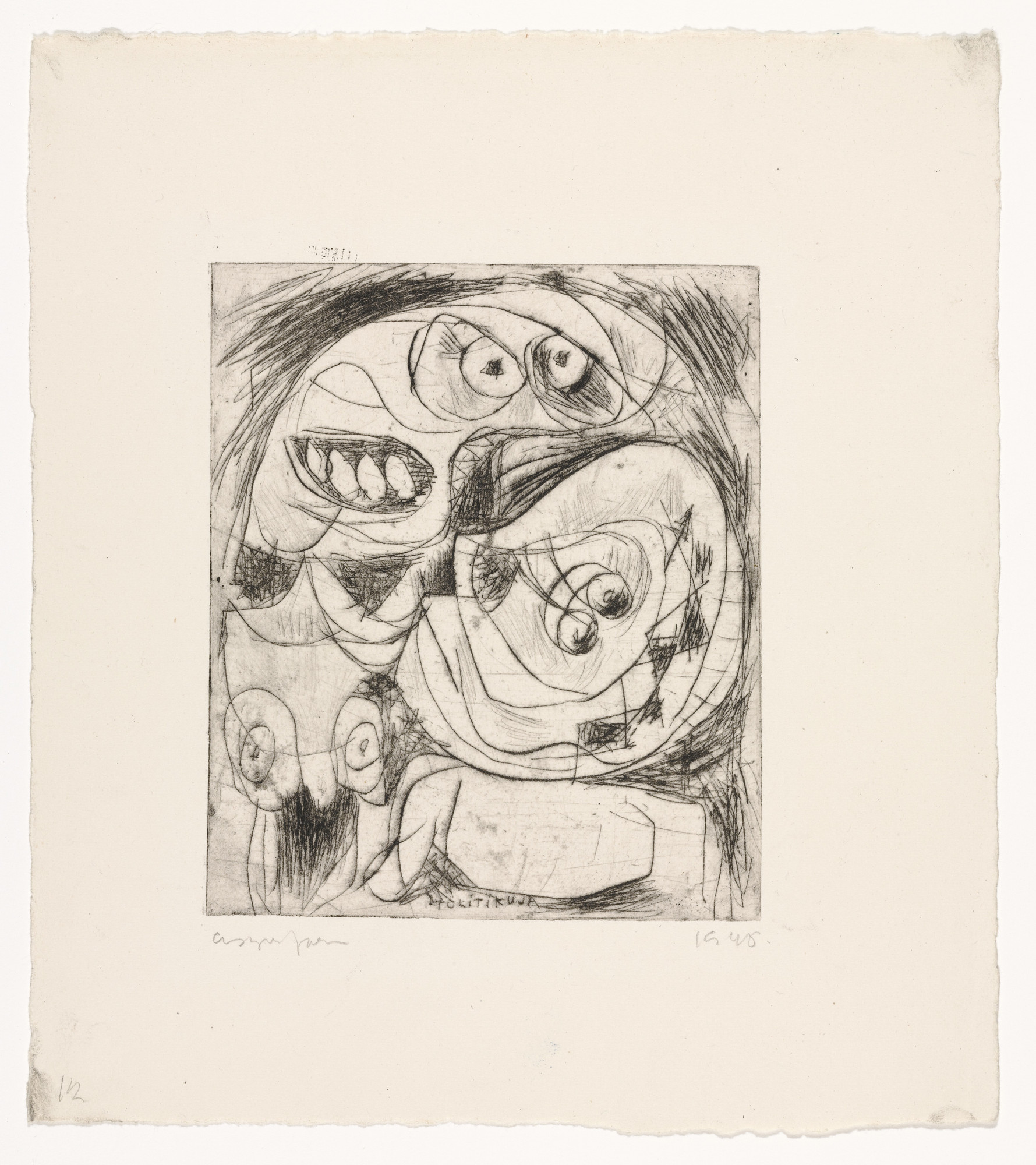 Asger Jorn. Tolitikuja