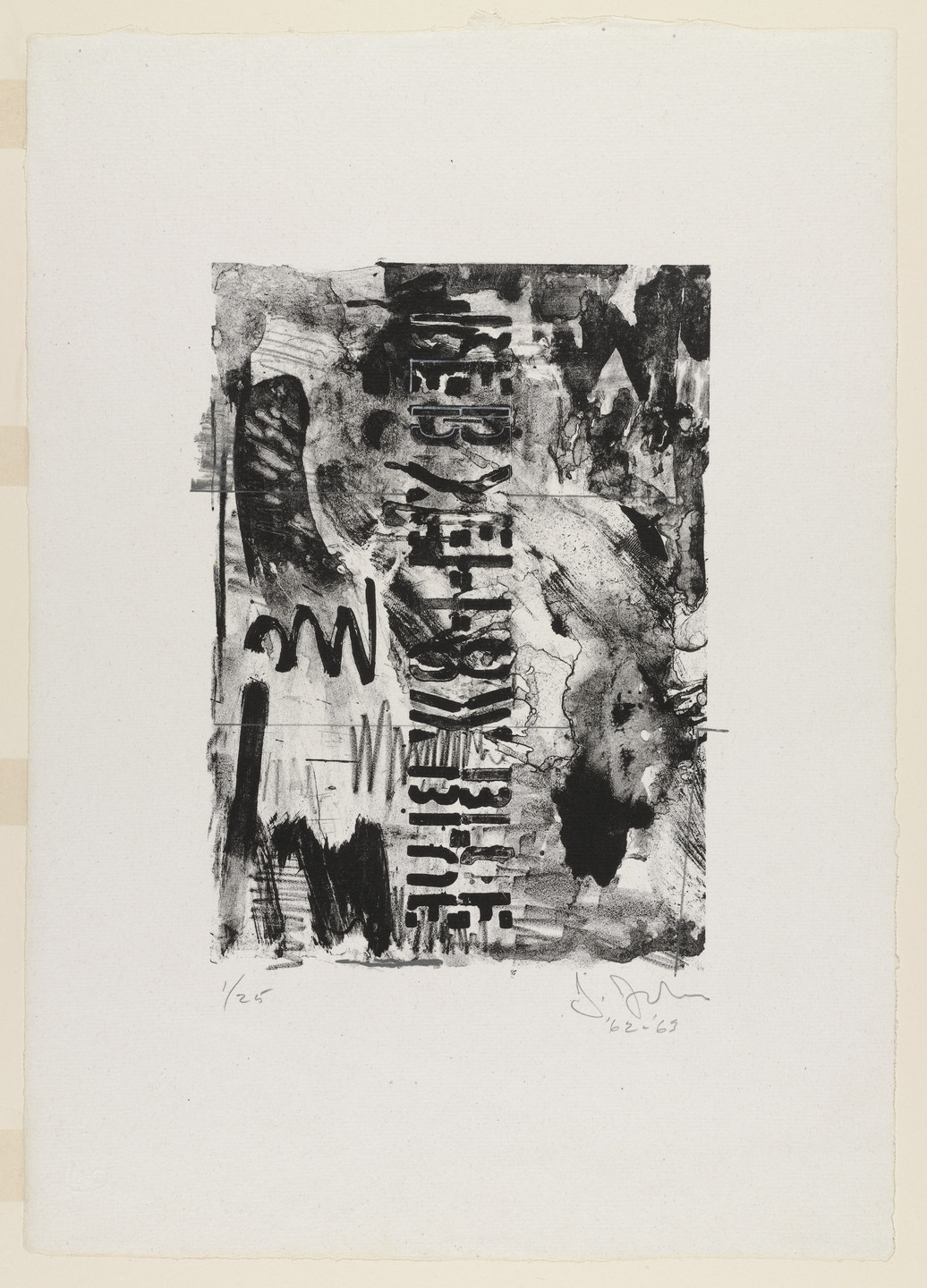 Jasper Johns. Red, Yellow, Blue. 1962–63, published 1963 | MoMA