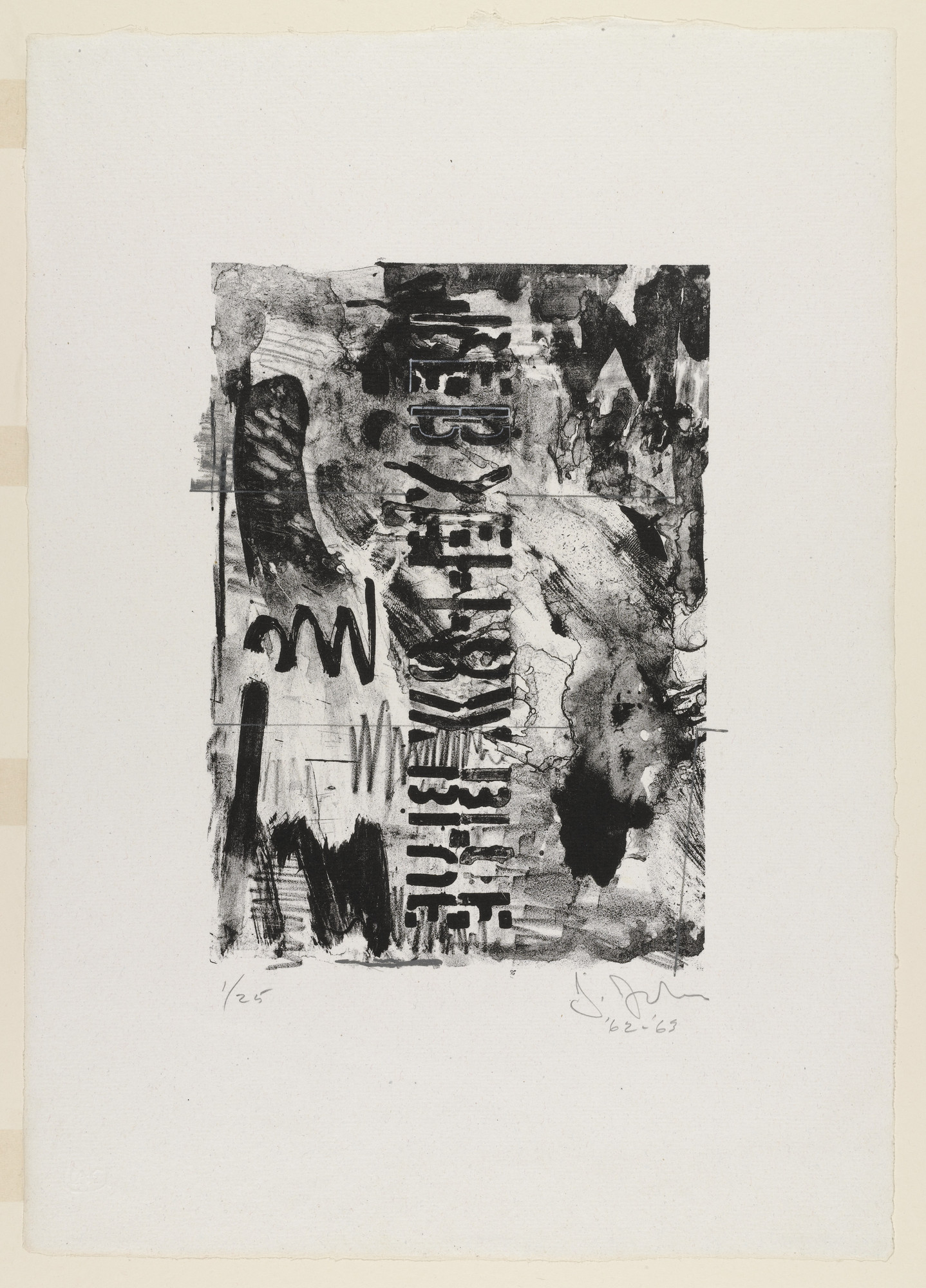 ジャスパー　ジョンズ Jasper Johns. Red, Yellow, Blue. 1962–63, published 1963 | MoMA