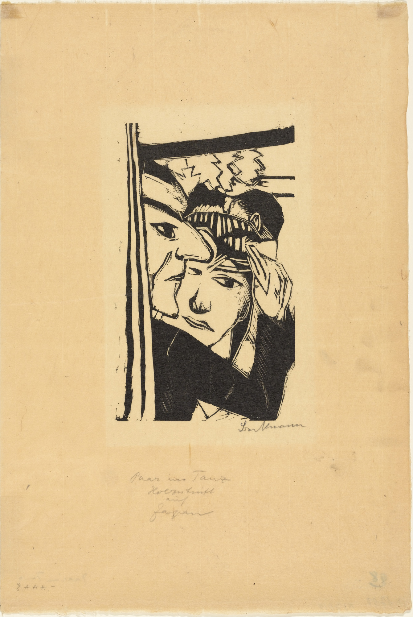 Max Beckmann. Dancing Couple (Tanzendes Paar)