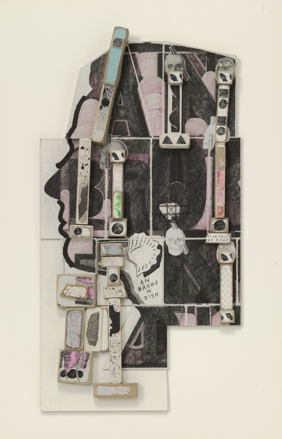 Ray Johnson. Untitled (An Broke N Dish). (1974)