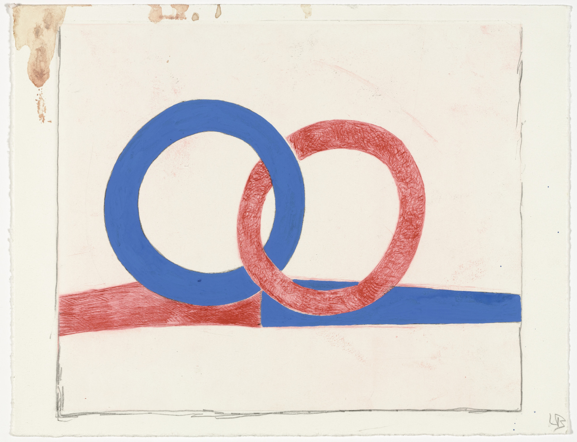 Louise Bourgeois. It Breaks If They Are Separated, state IV of IV, variant