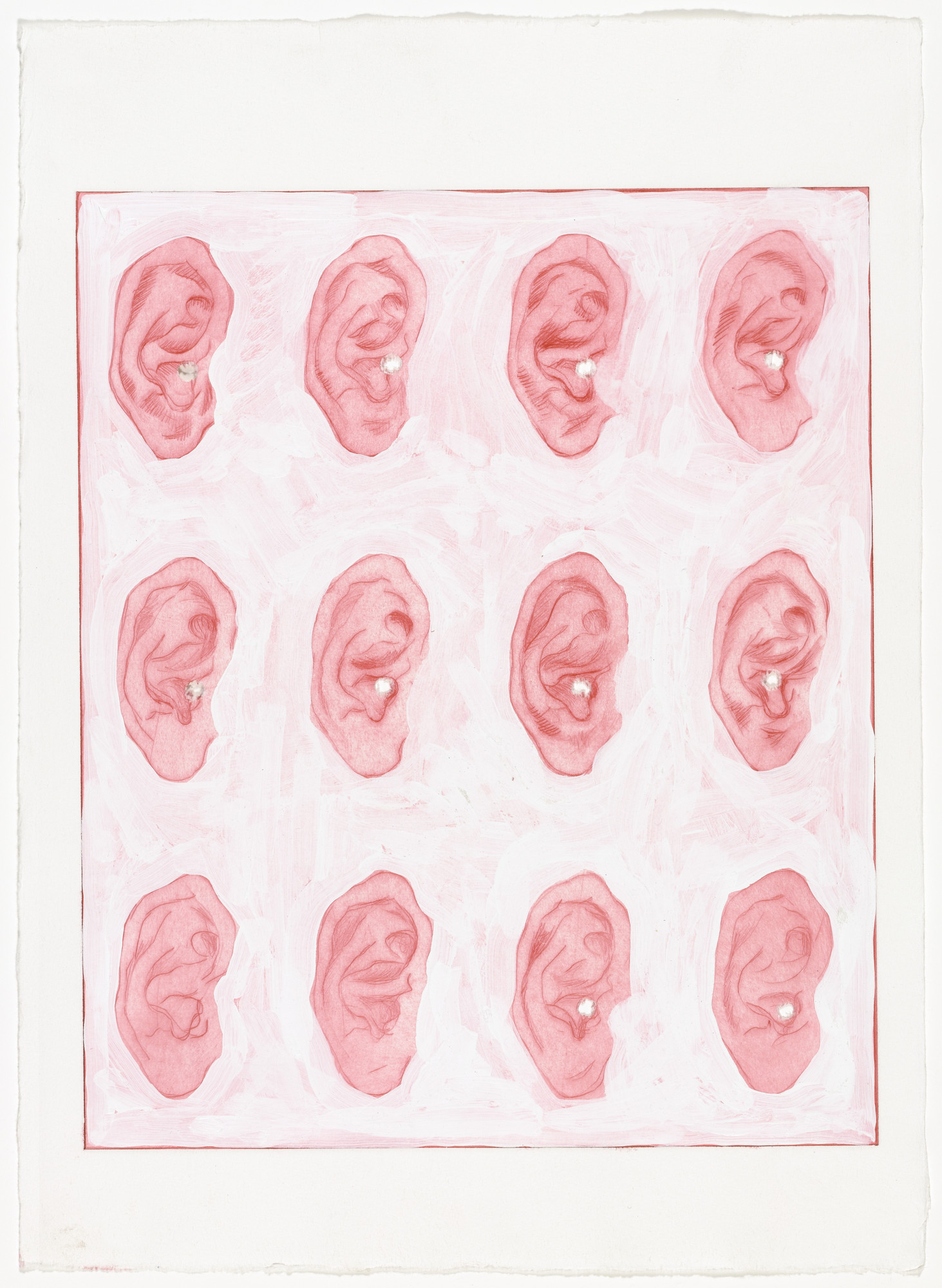 Louise Bourgeois. Ears, state III of VI, variant