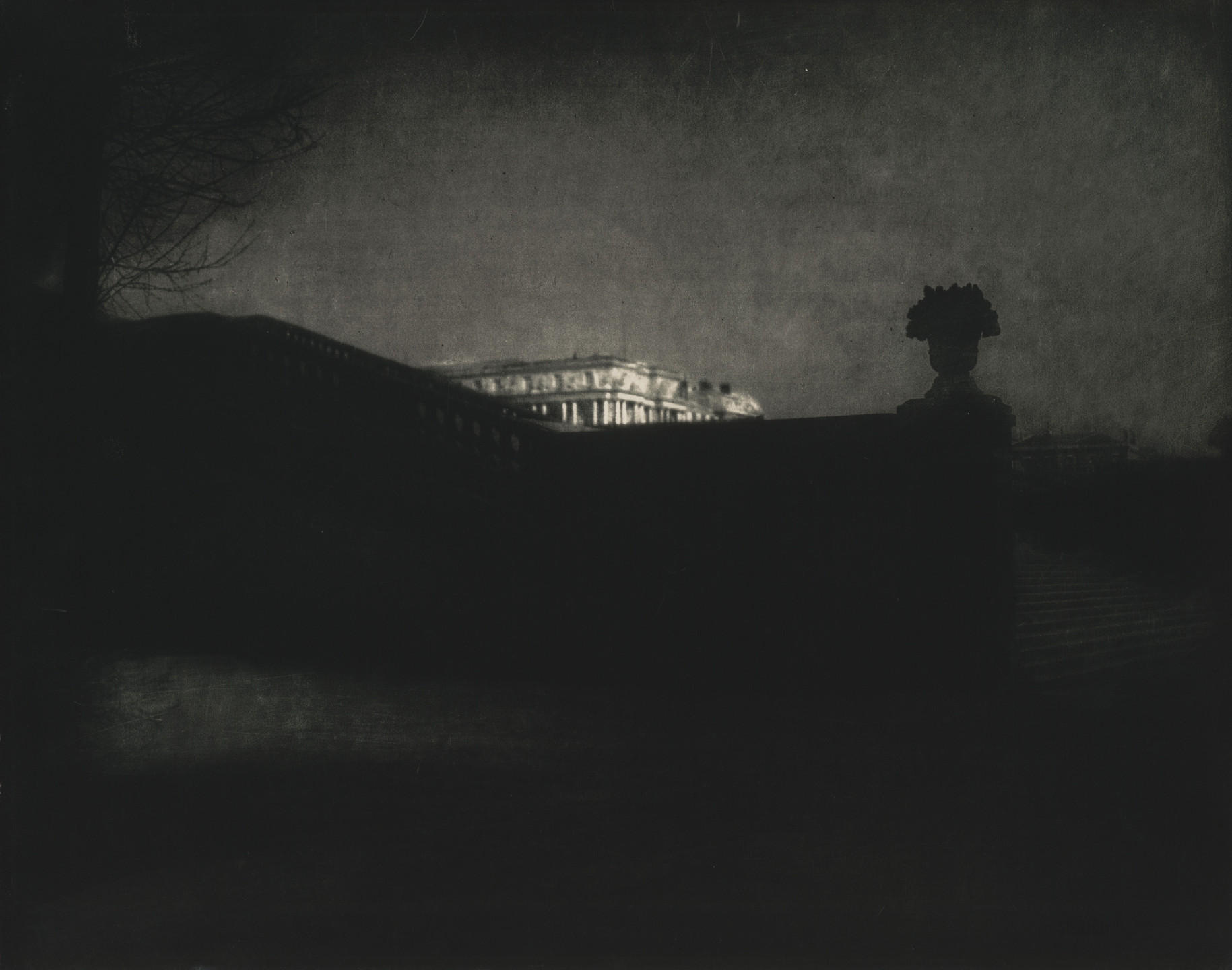 Edward Steichen. Nocturne—Orangerie Staircase, Versailles. c. 1910