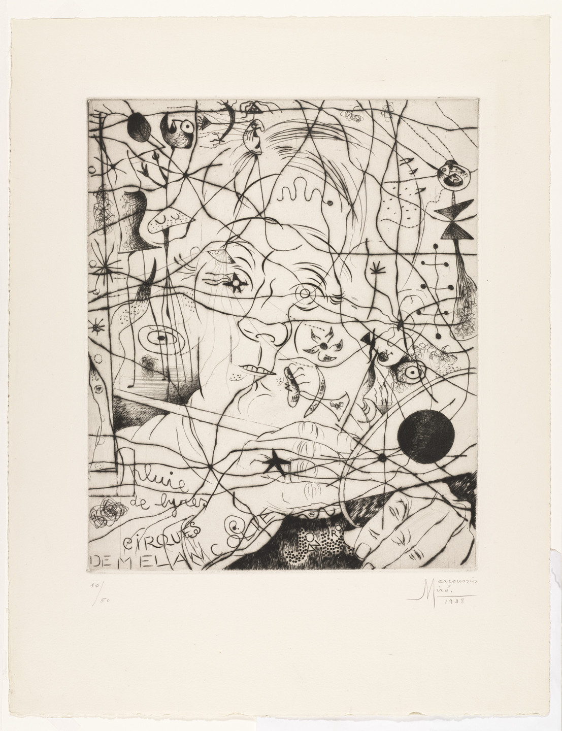 Joan Miró, Louis Marcoussis. Portrait of Miró (Portrait de Miró). 1938