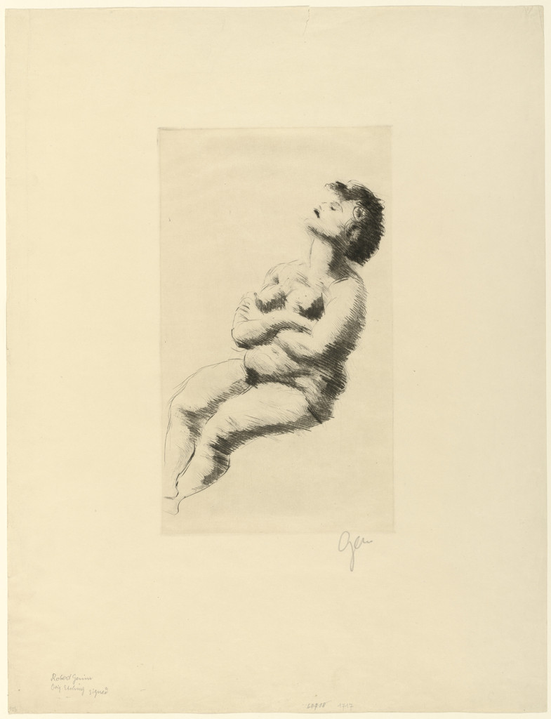 Seated Nude, Robert Genin, unknown