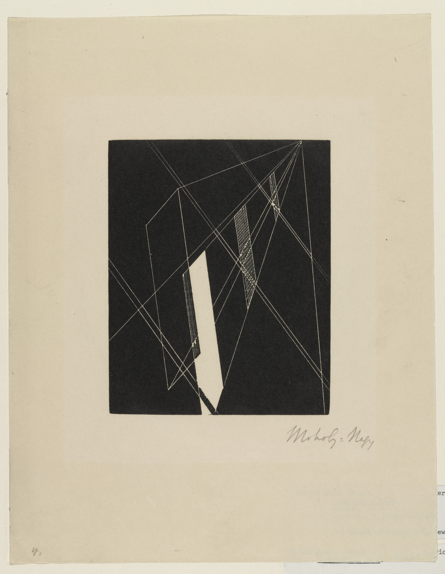 László Moholy-Nagy. Composition No. 4