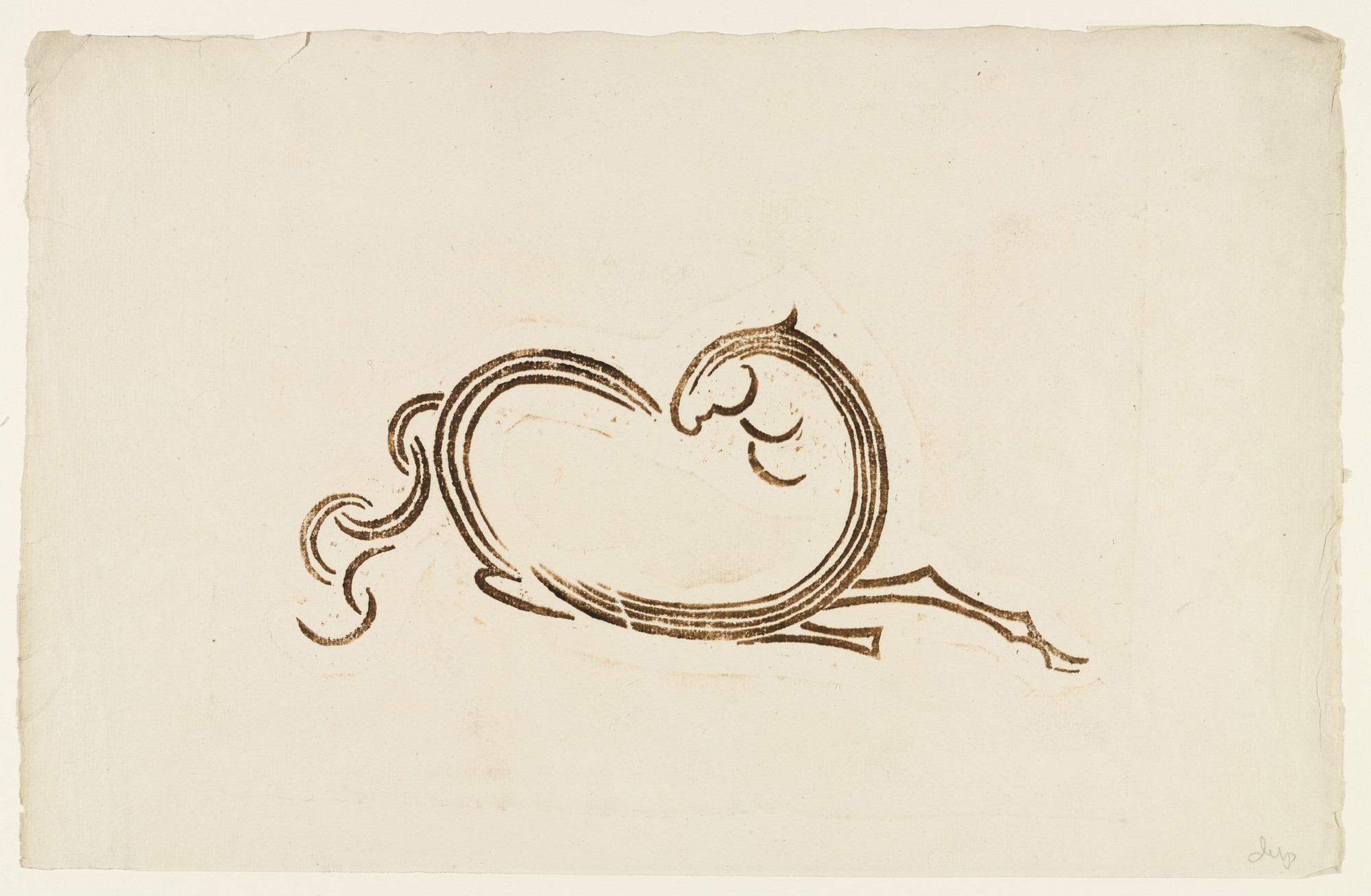Elie Nadelman. Horse. 1897, printed 1950