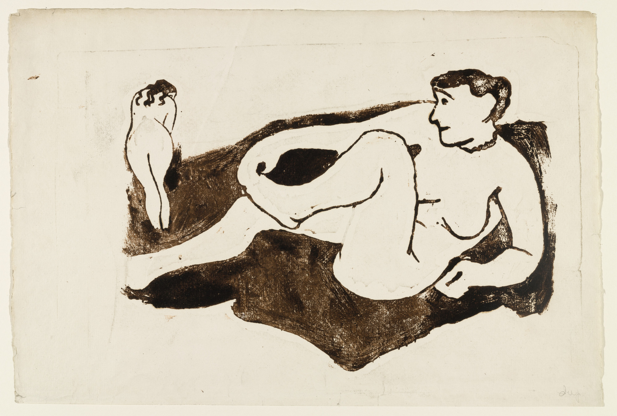Elie Nadelman. Bathers. c. 1905–06, printed 1950