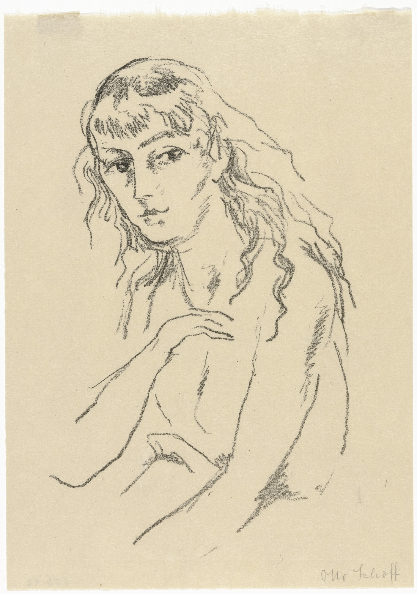 Otto Schoff. Blond Girl (Blondes Mädchen)