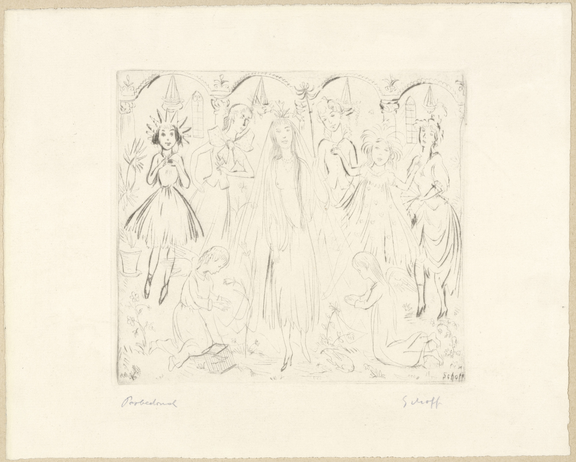 Otto Schoff. Fairy Tale (Märchen)