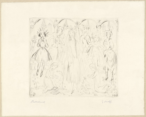 Otto Schoff. Fairy Tale (Märchen)