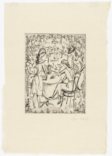 Otto Schoff. Girls in Boarding School II (Pensionatsmädchen II)