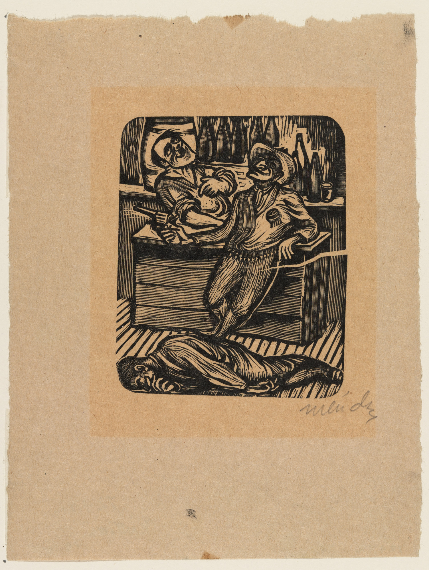 Leopoldo Méndez. The Canteen (Cantina)