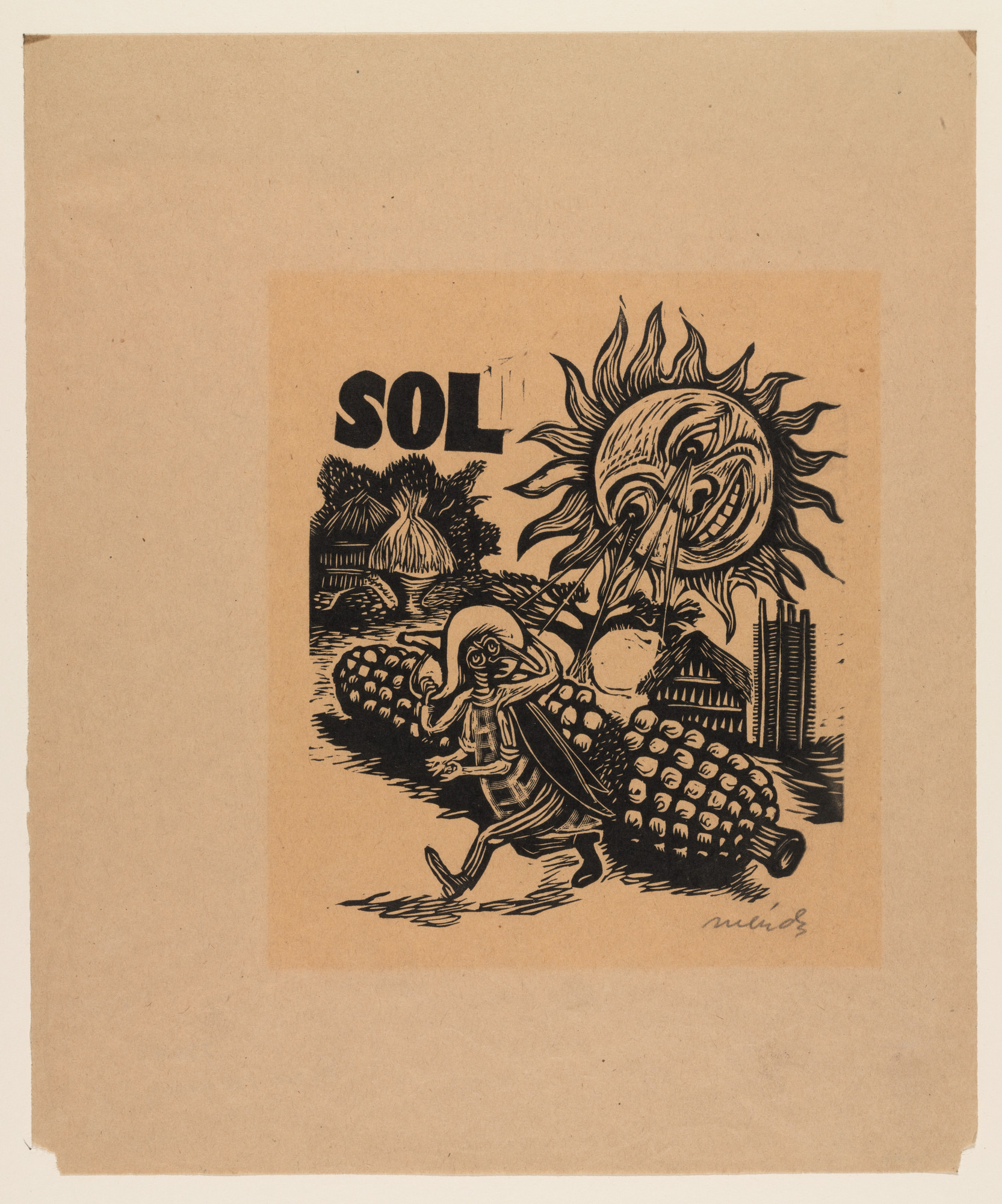 Leopoldo Méndez. The Sun and the Weevil (El Sol y el Gorgojo!)