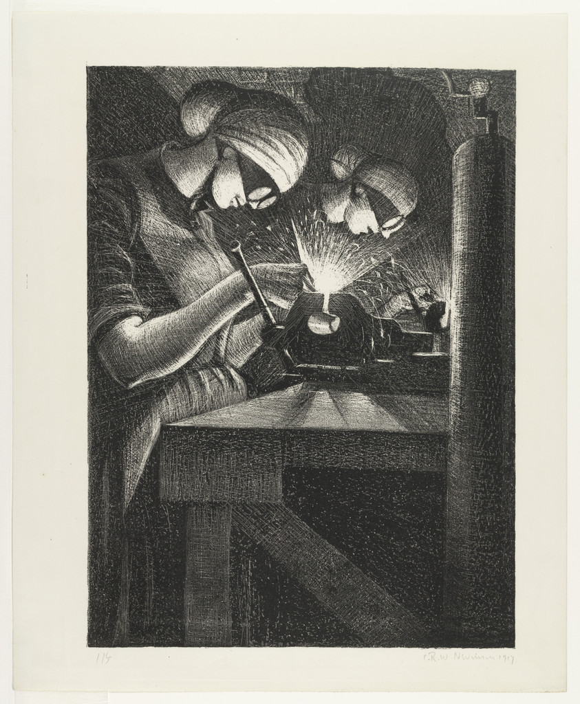 Acetylene Welder, plate 3 from the series Building Aircraft