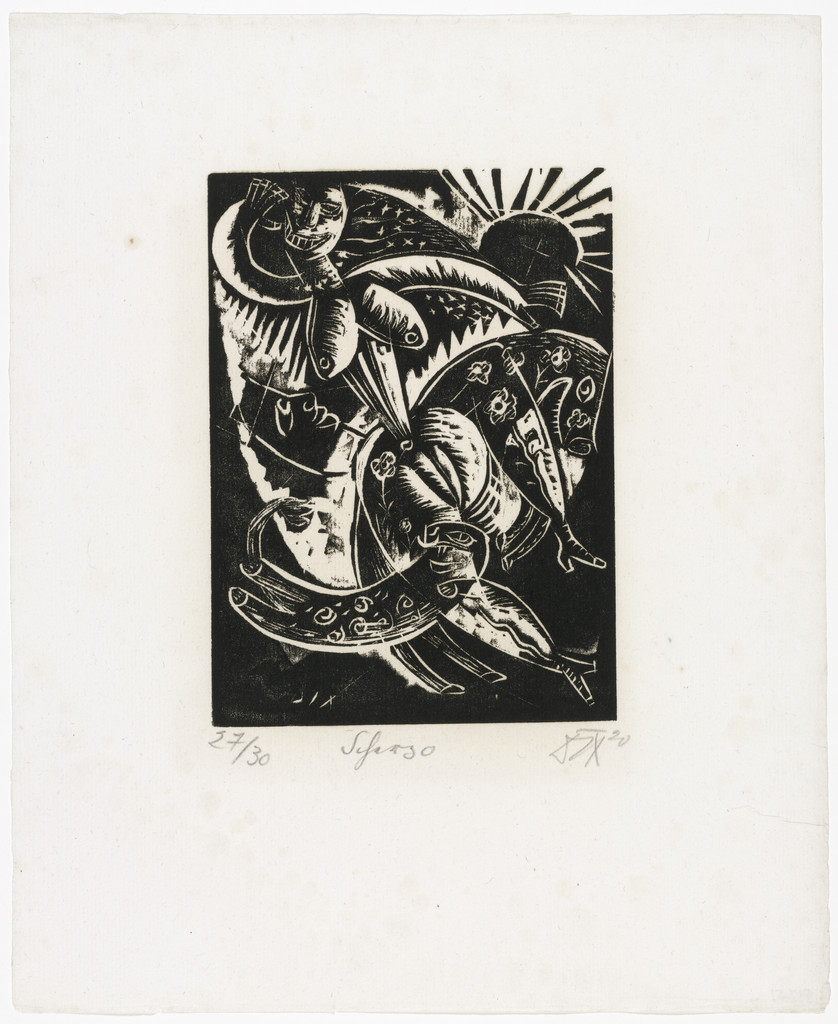 Scherzo from the portfolio Nine Woodcuts (Neun Holzschnitte)