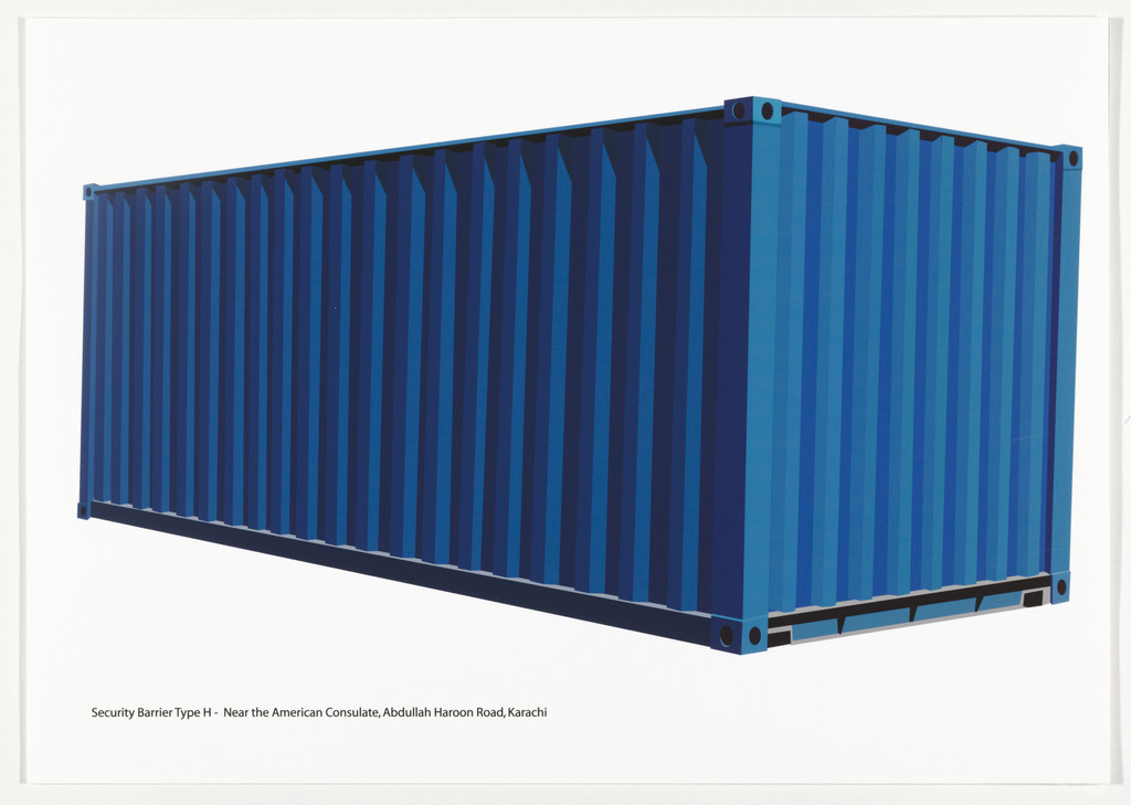 Security Barrier Type H from Security Barriers A-L, Bani Abidi, 2008