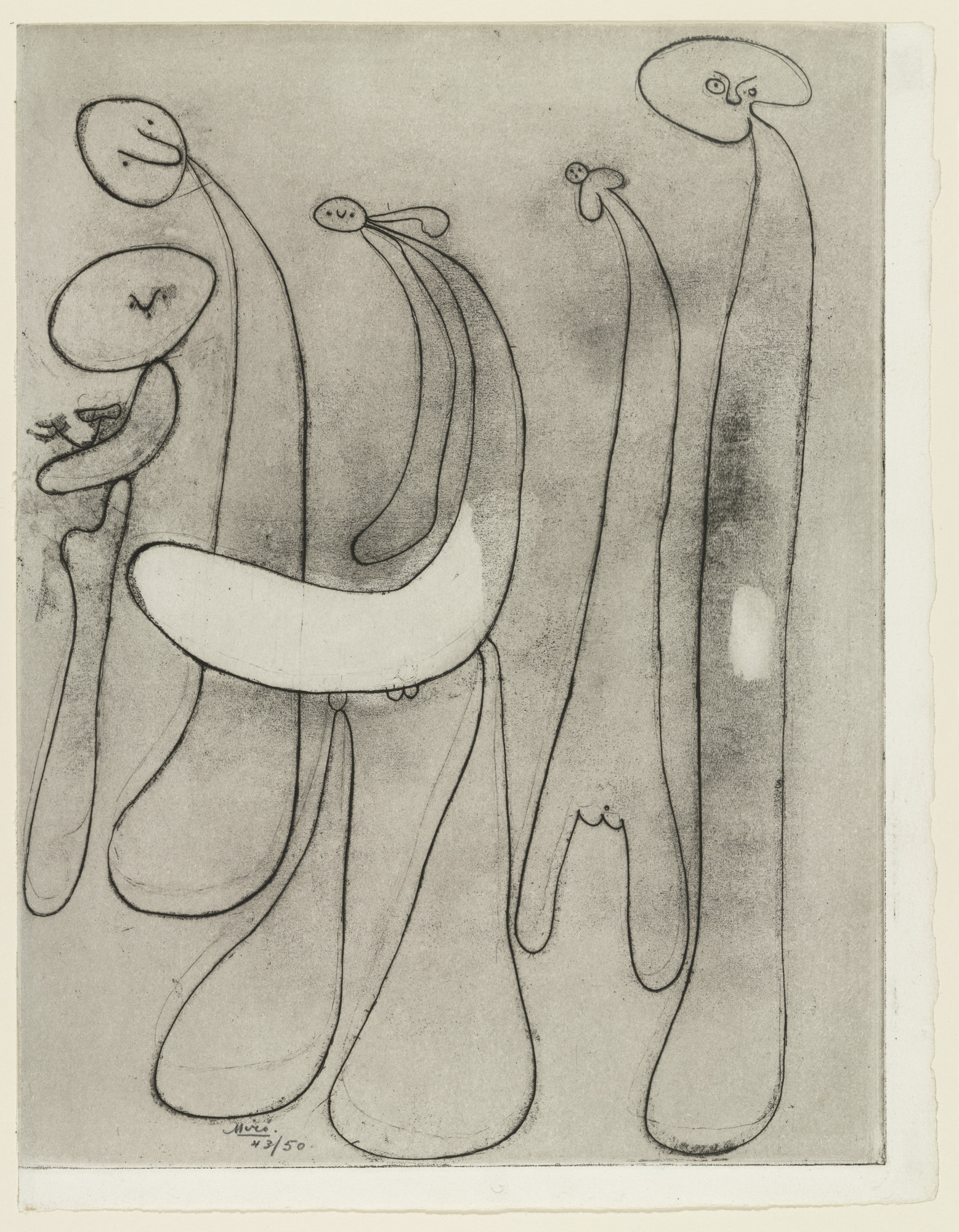 Joan Miró. Plate (folio 33) from 23 Gravures