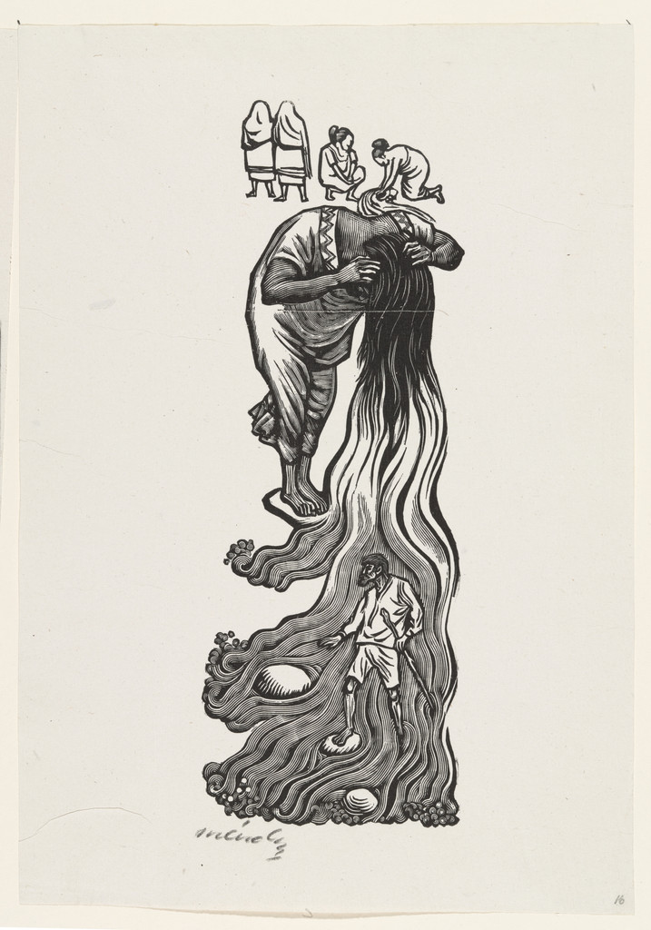 Remembrance of Youthful Scenes, II (Recuerdo de las cosas de la juventad, II), plate 16, from the portfolio Méndez: 25 Prints [illustrations for the book "Incidentes Melódicos del Mundo Irracional" by Juan de la Cabada]