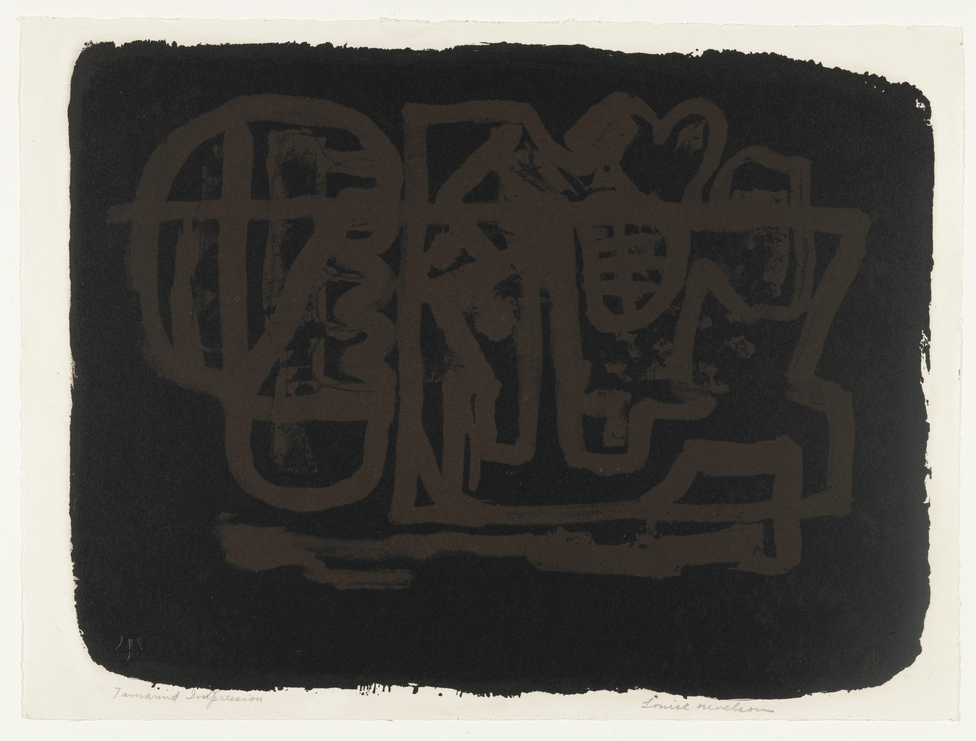Louise Nevelson. Untitled